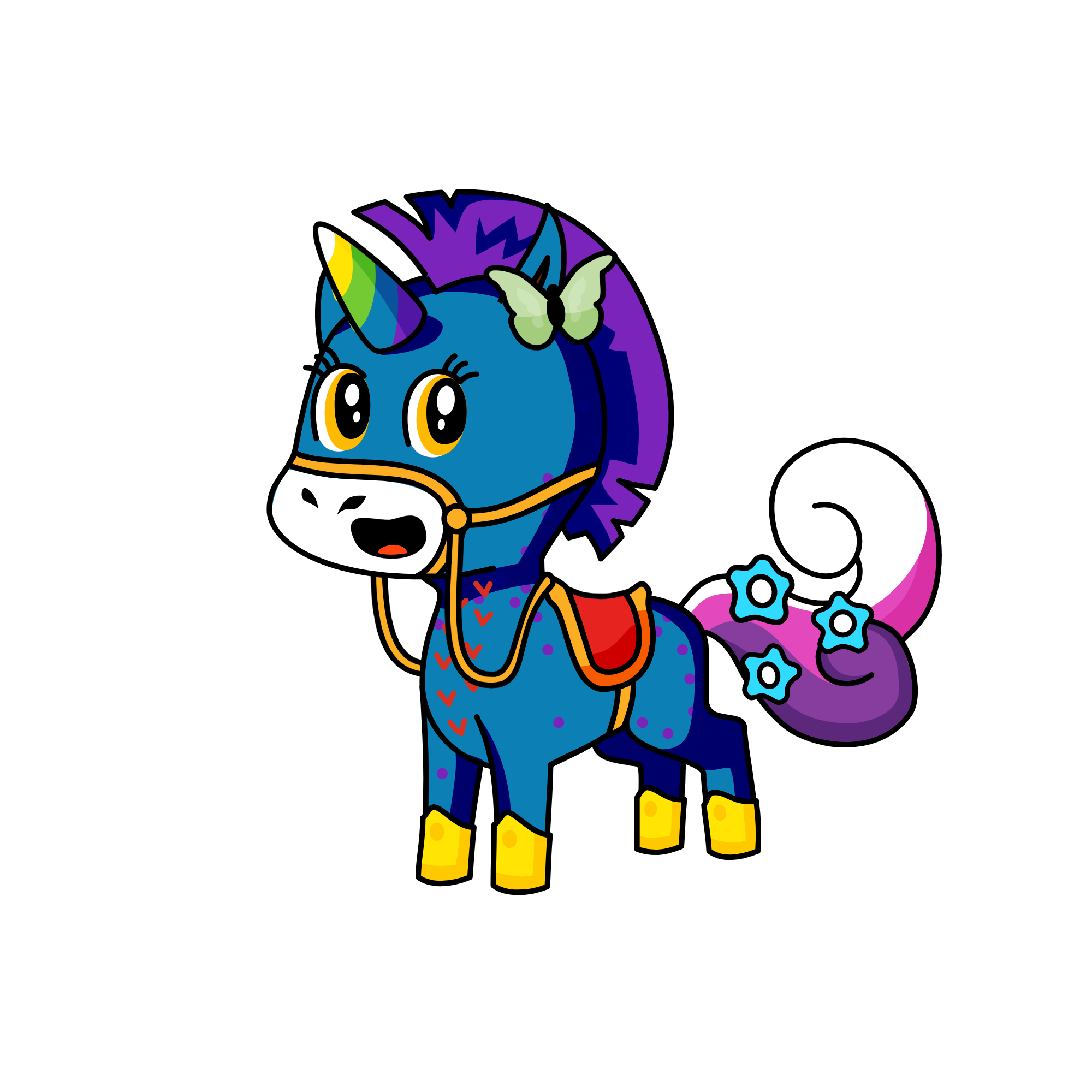  rainbow, the unicorn