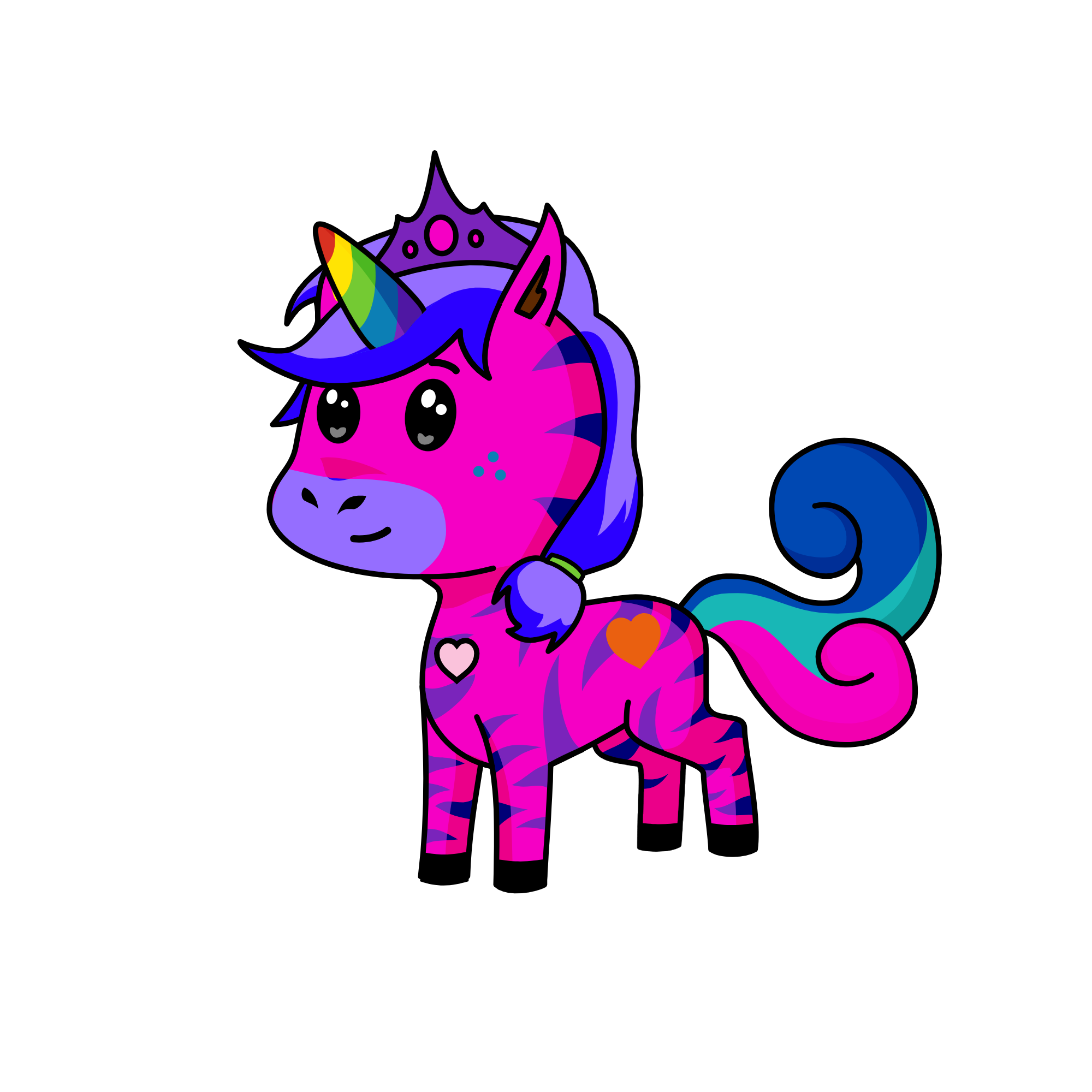 Flossia, the unicorn