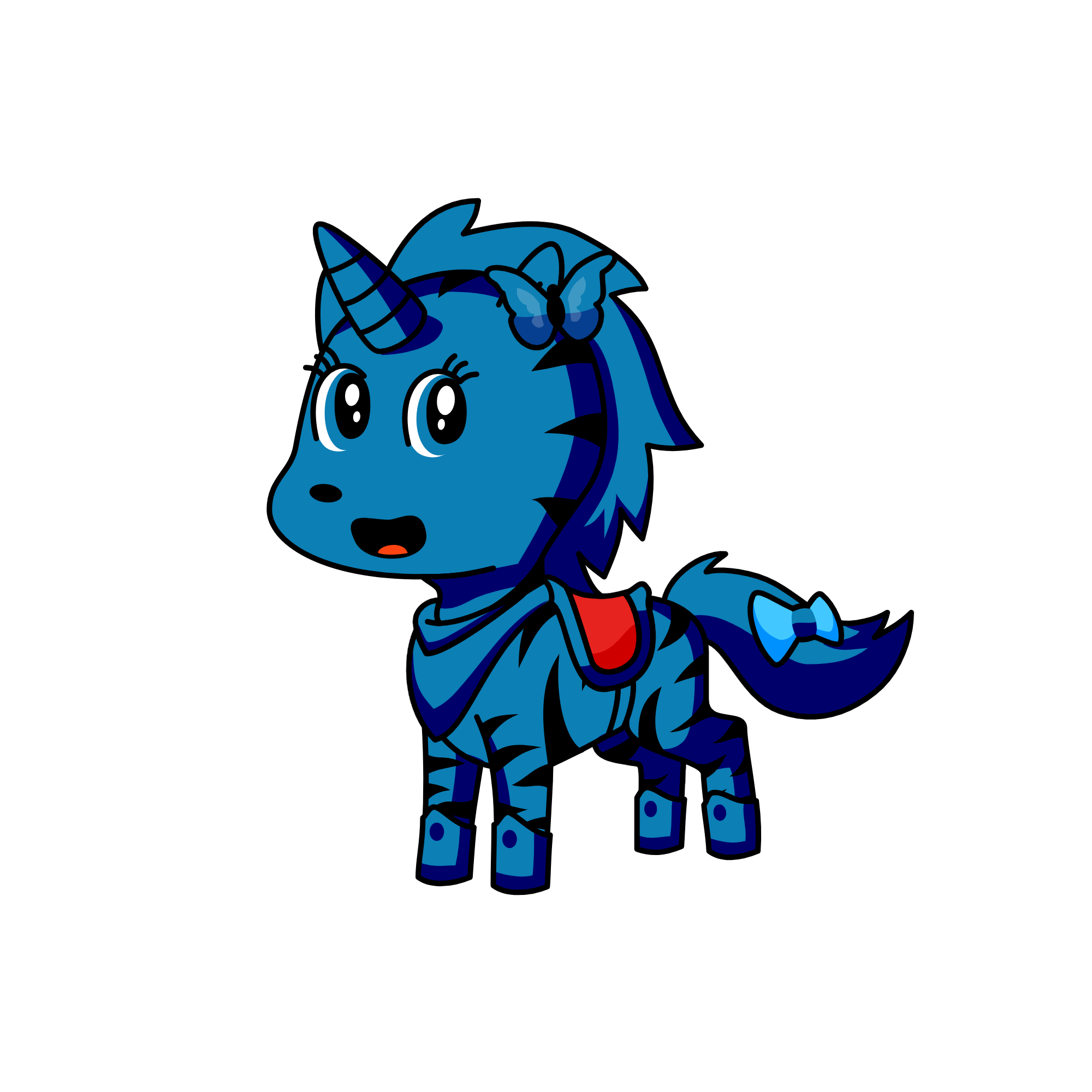 cold the blue, the unicorn