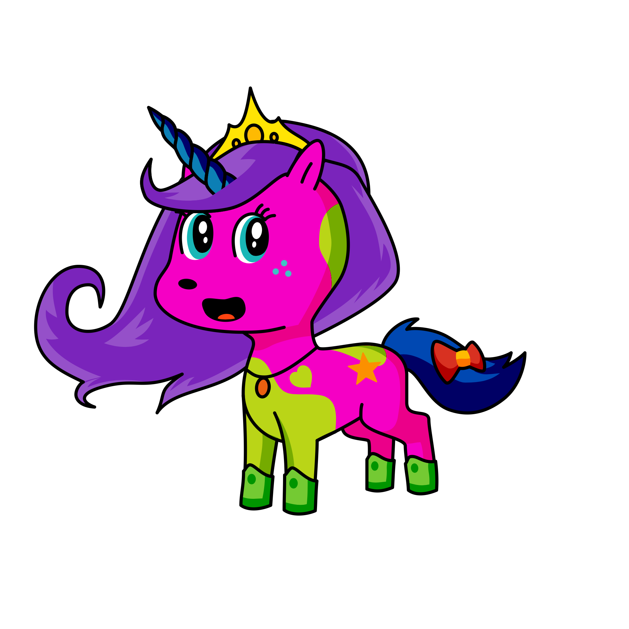 Body Bom Bom, the unicorn