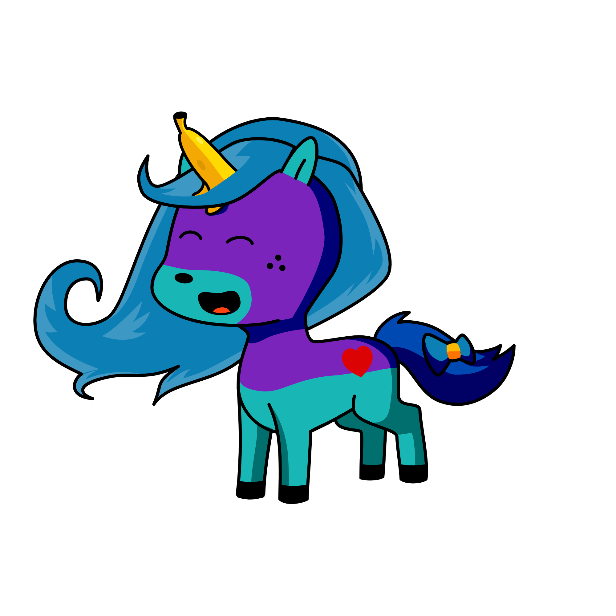 Banana mcsnow , the unicorn