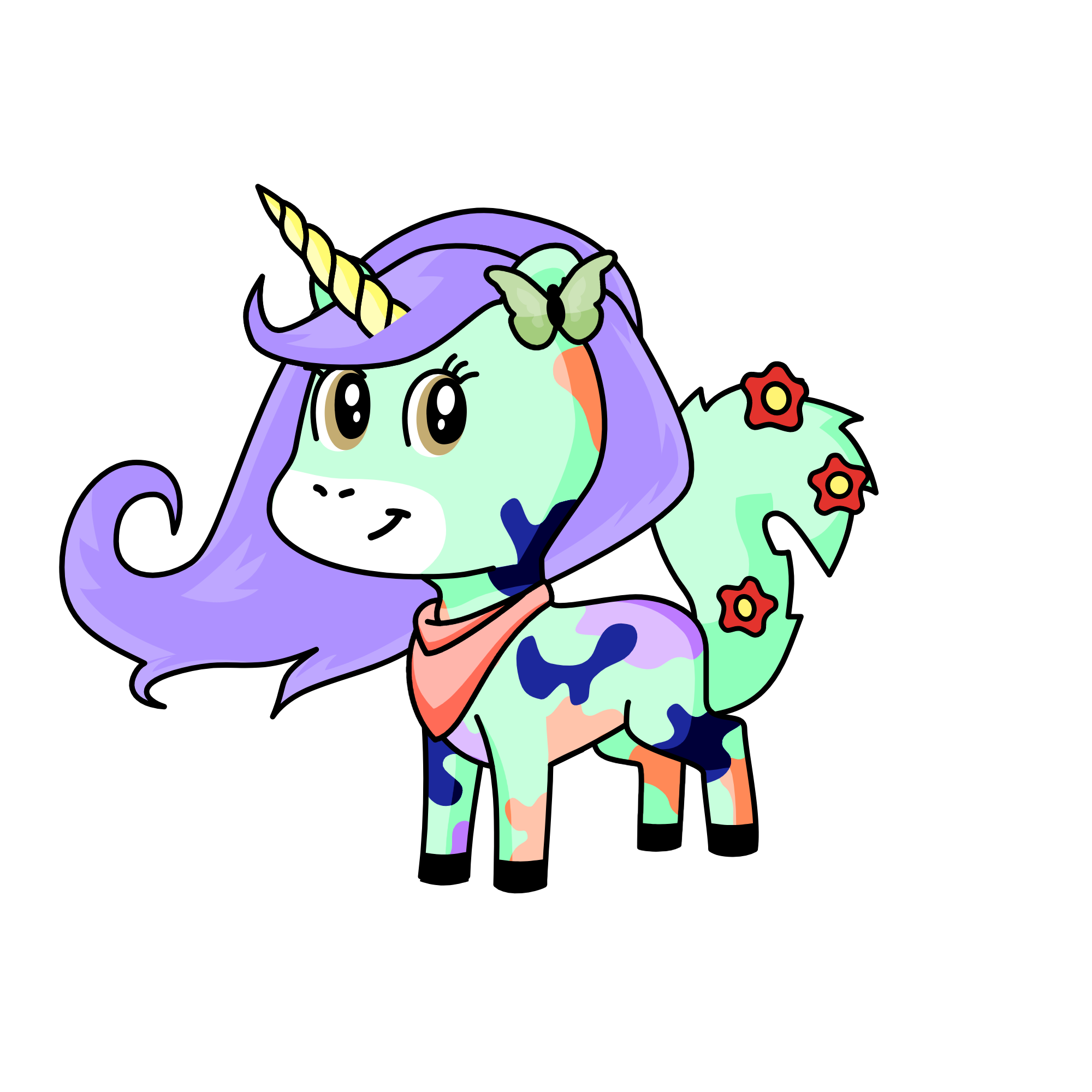 Rose, the unicorn