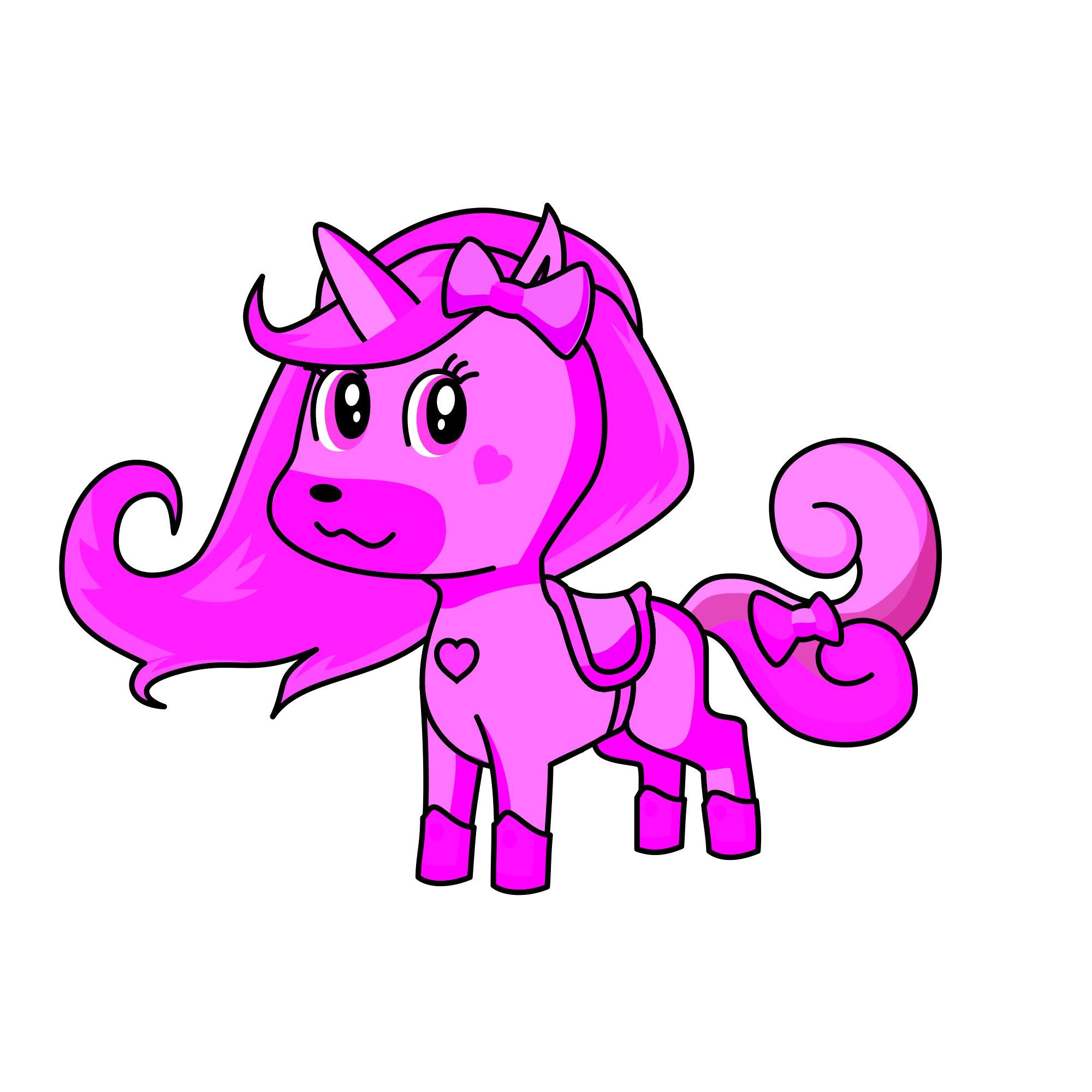 Pink love potion, the unicorn