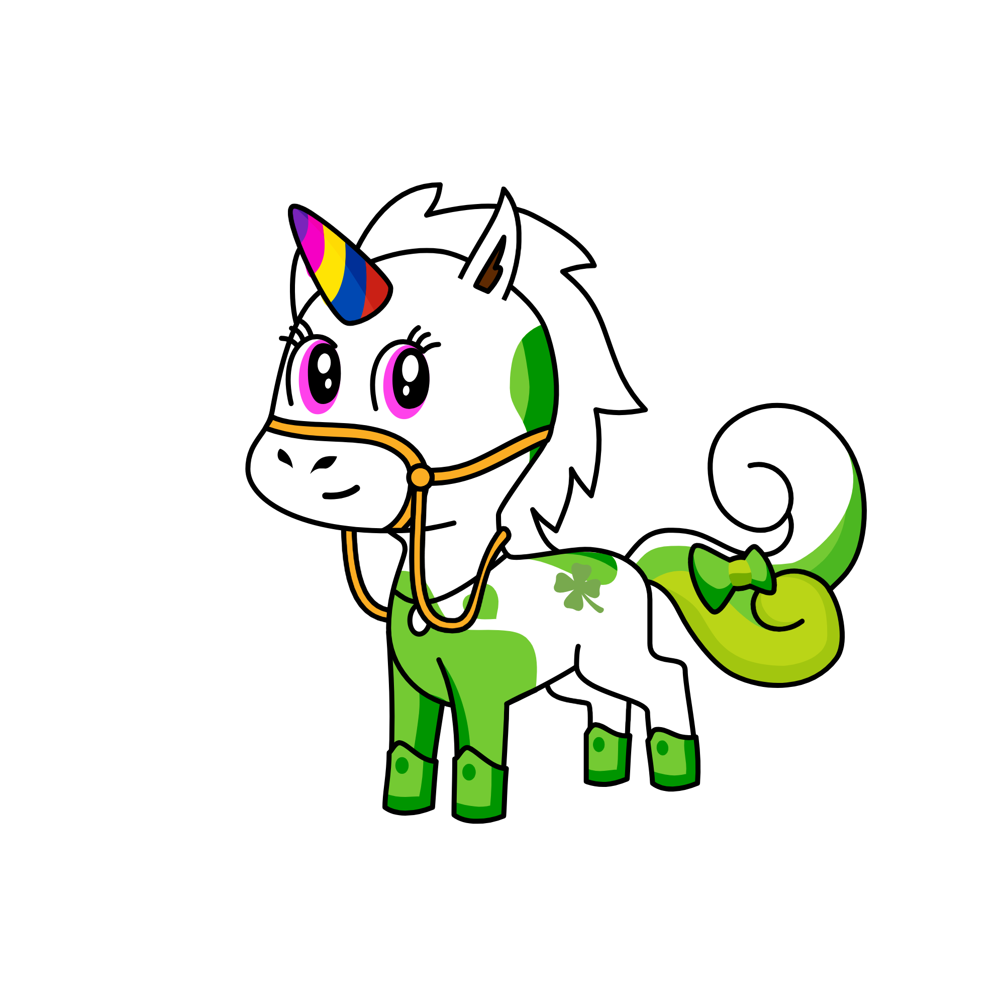 nora and lilly, the unicorn