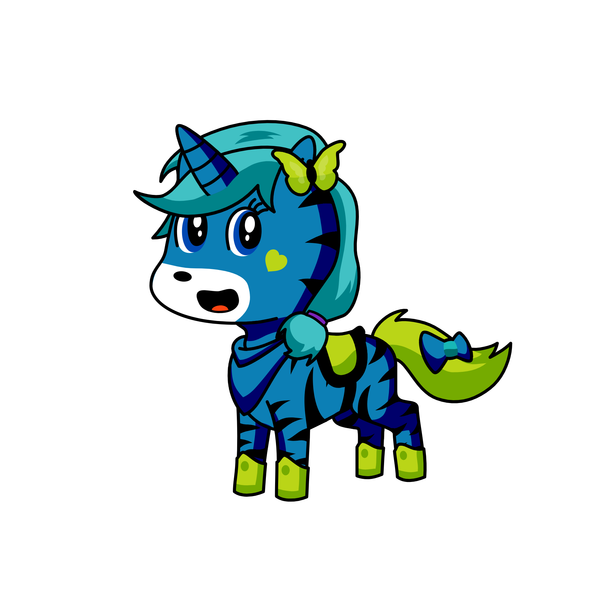 boy coulors, the unicorn