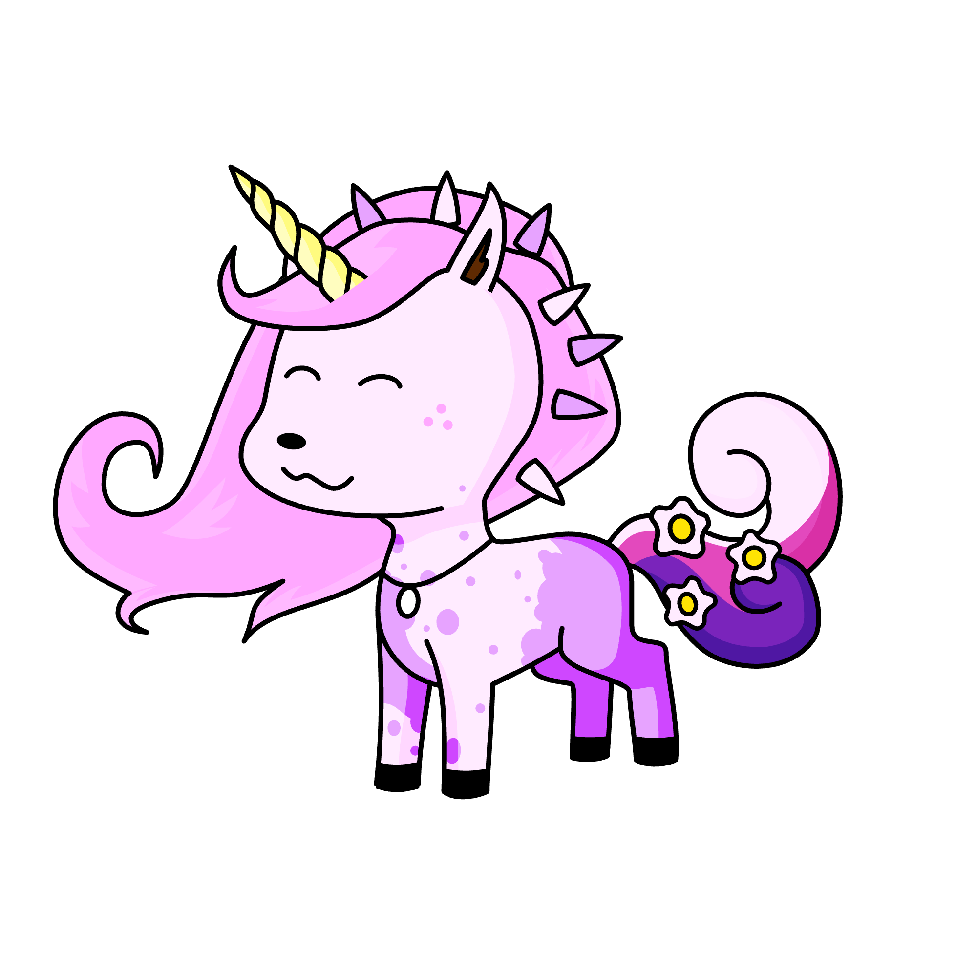 Fluffy, the unicorn