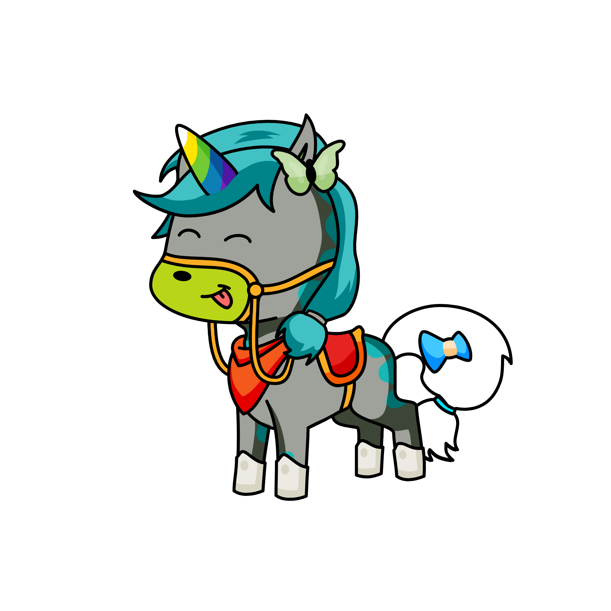 lastly, the unicorn