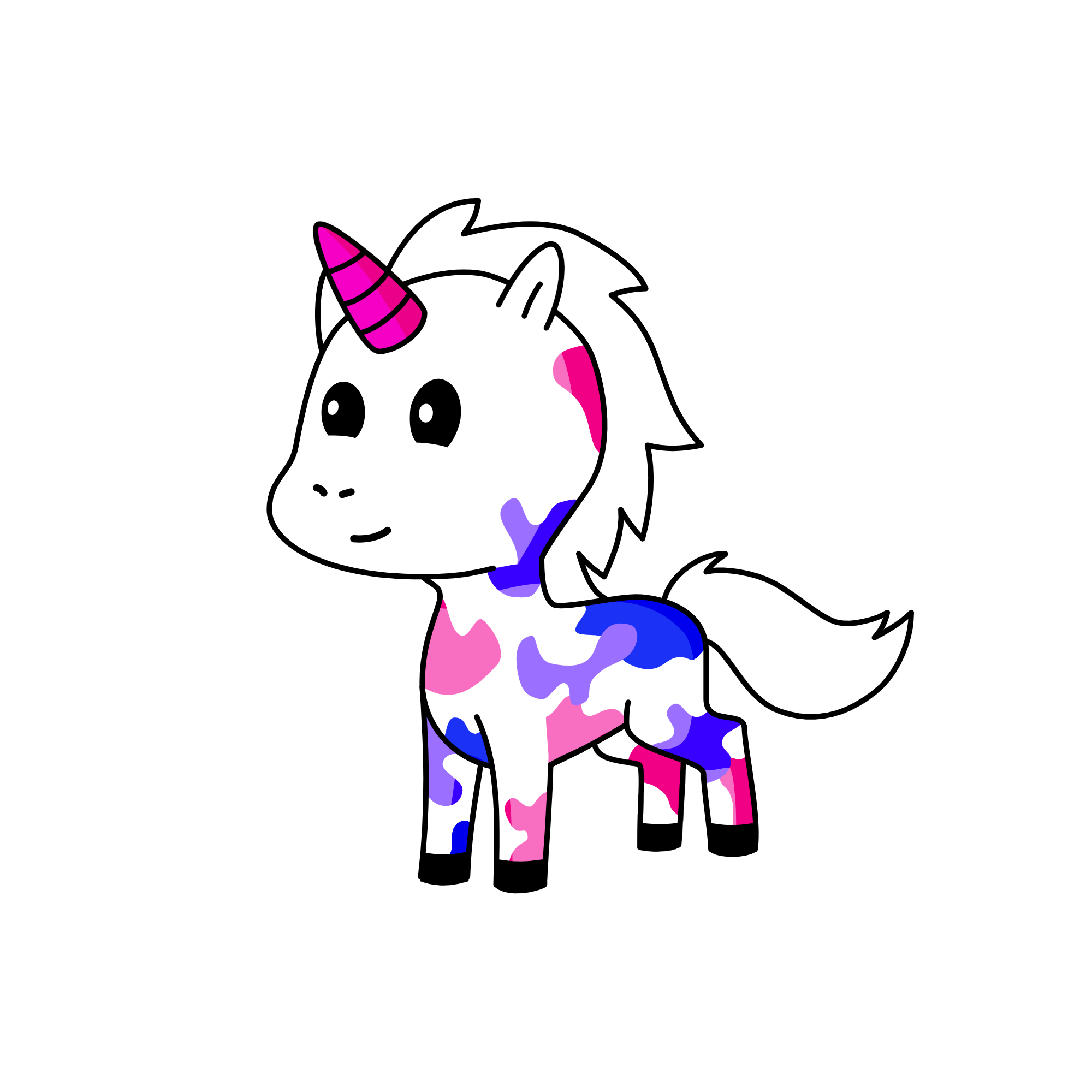 gliterhoo, the unicorn