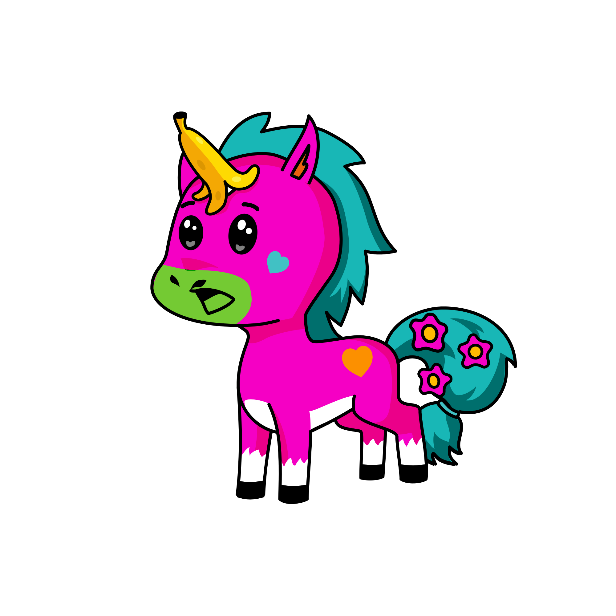 La los últimos dos más , the unicorn
