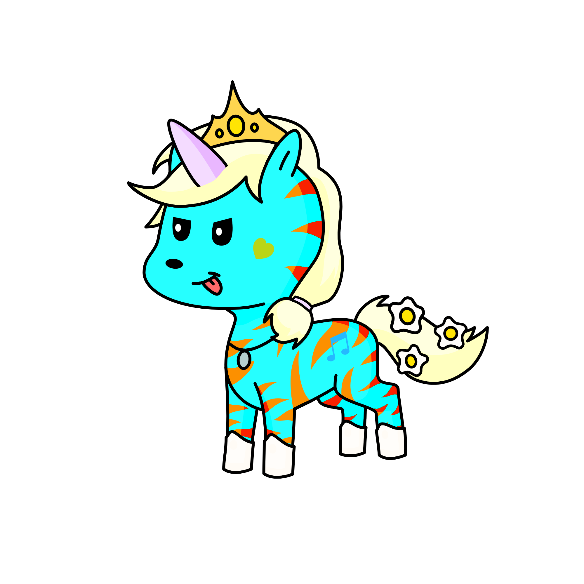 Victoria, the unicorn