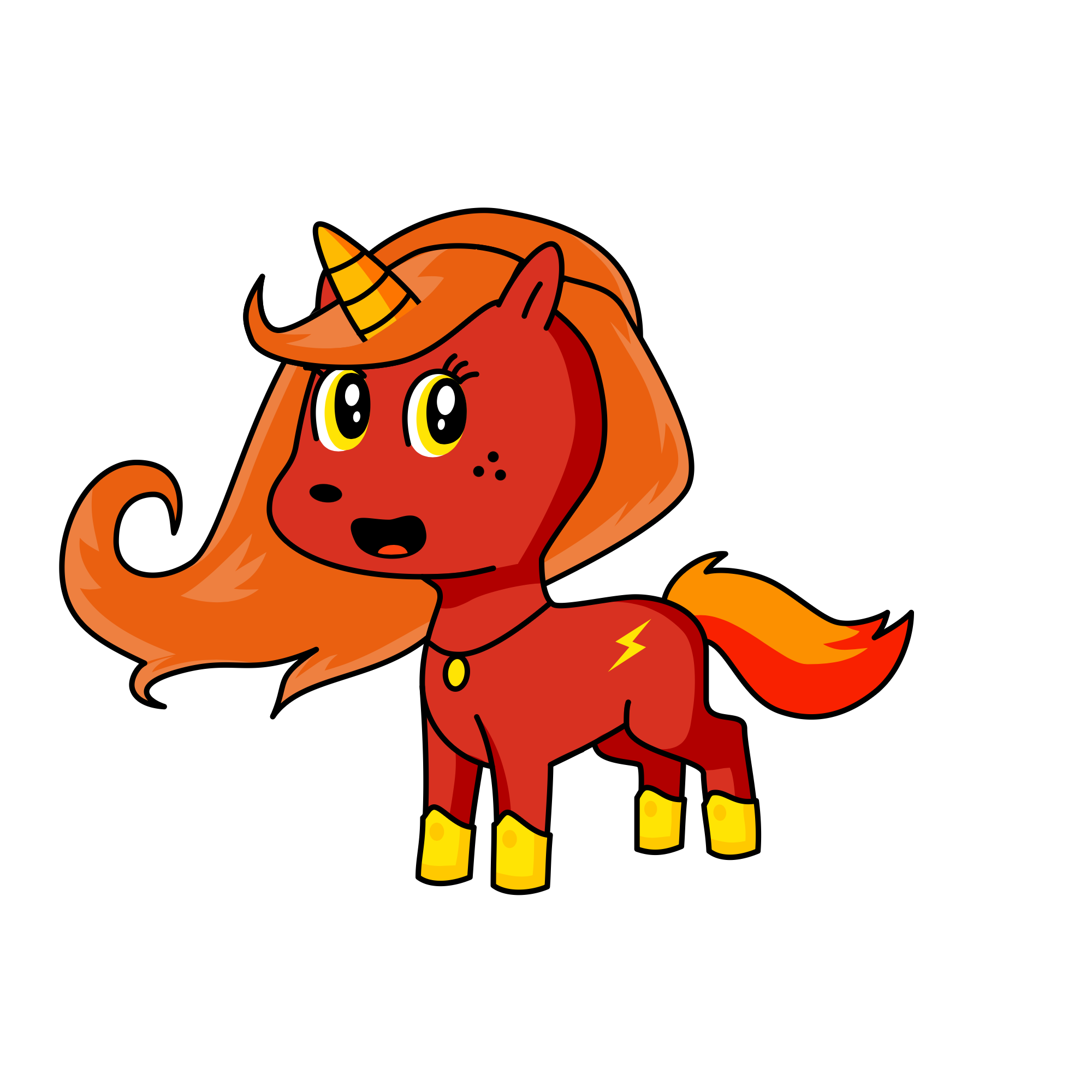 Fireworks, the unicorn