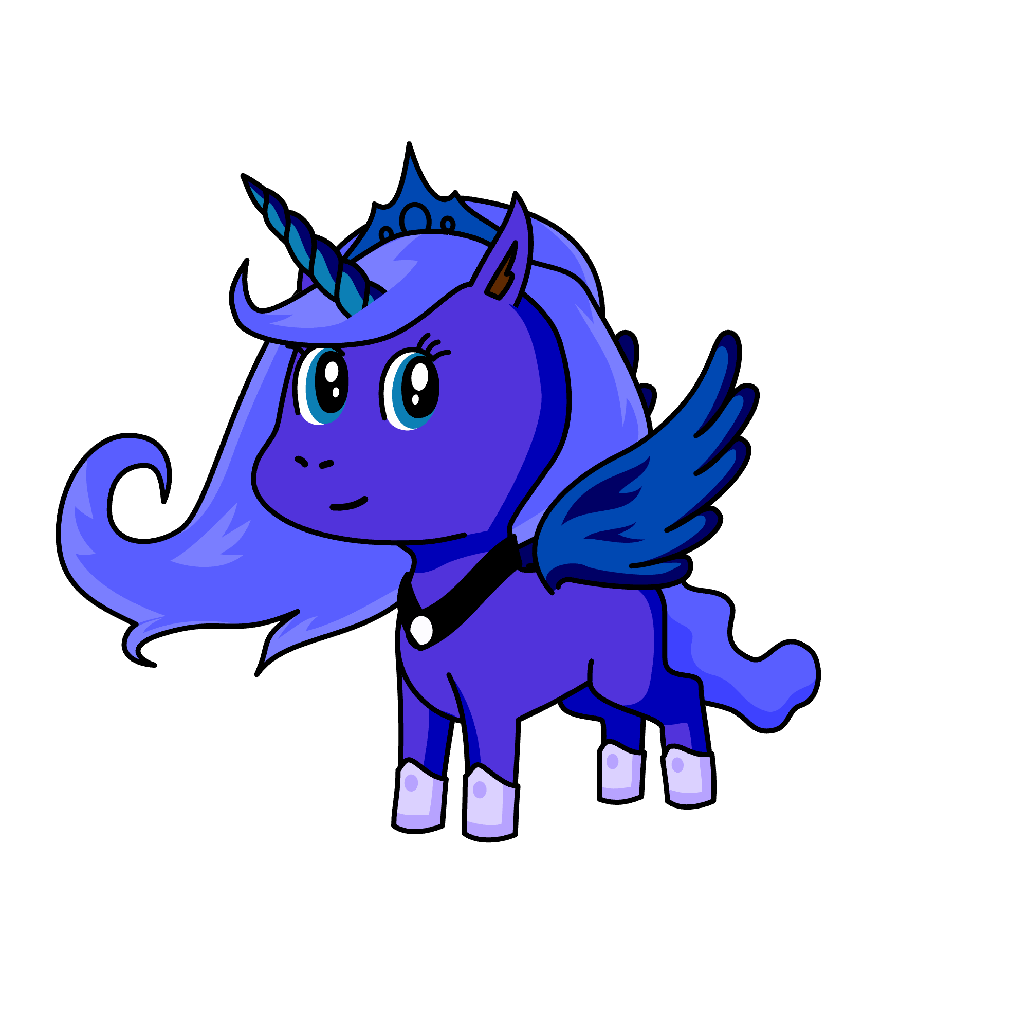 Princess Luna, the unicorn