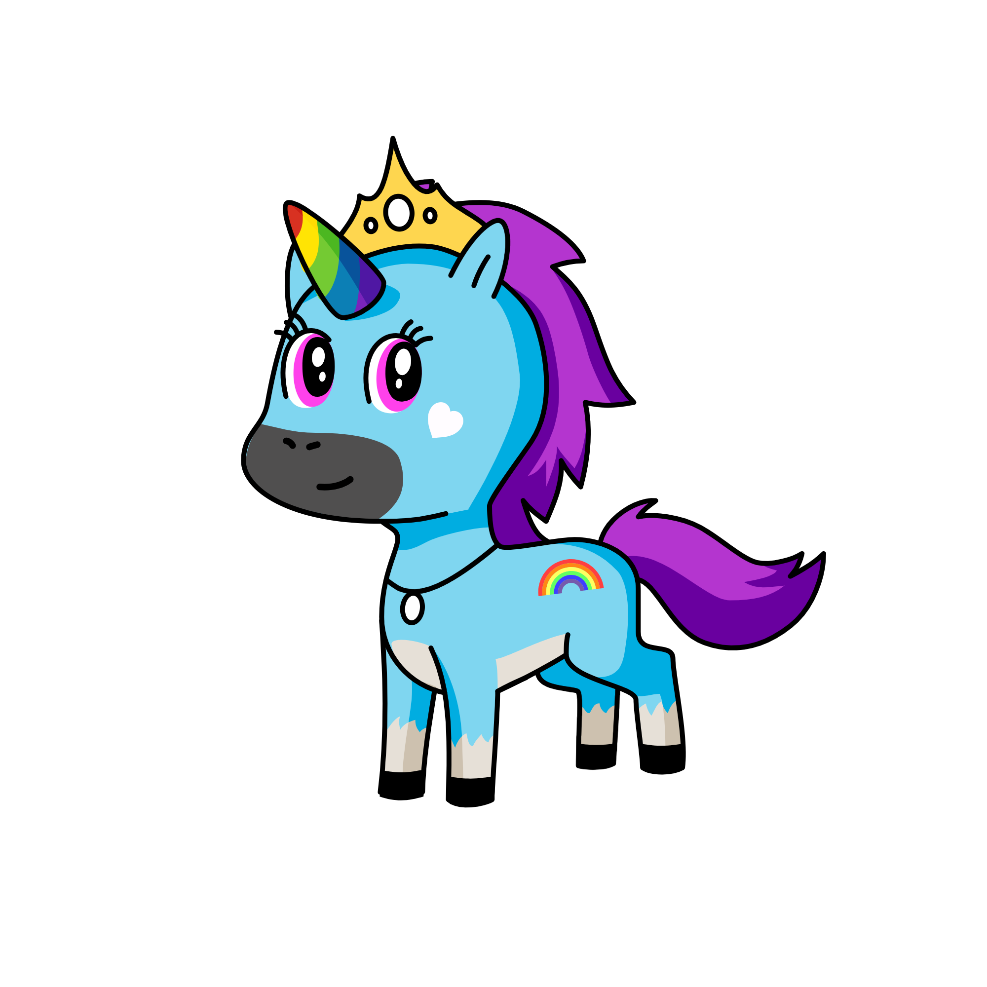 Sky, the unicorn