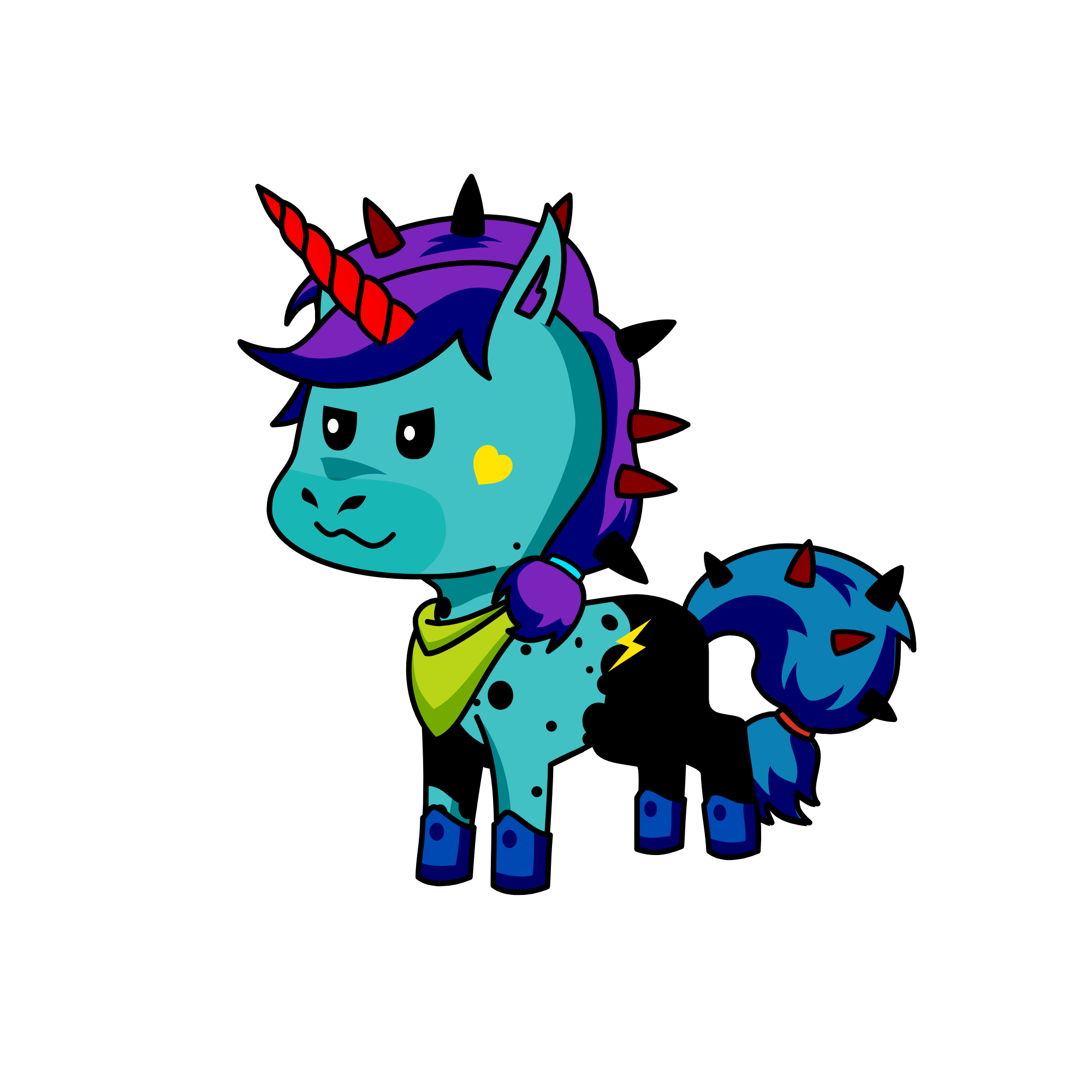 Midnight, the unicorn