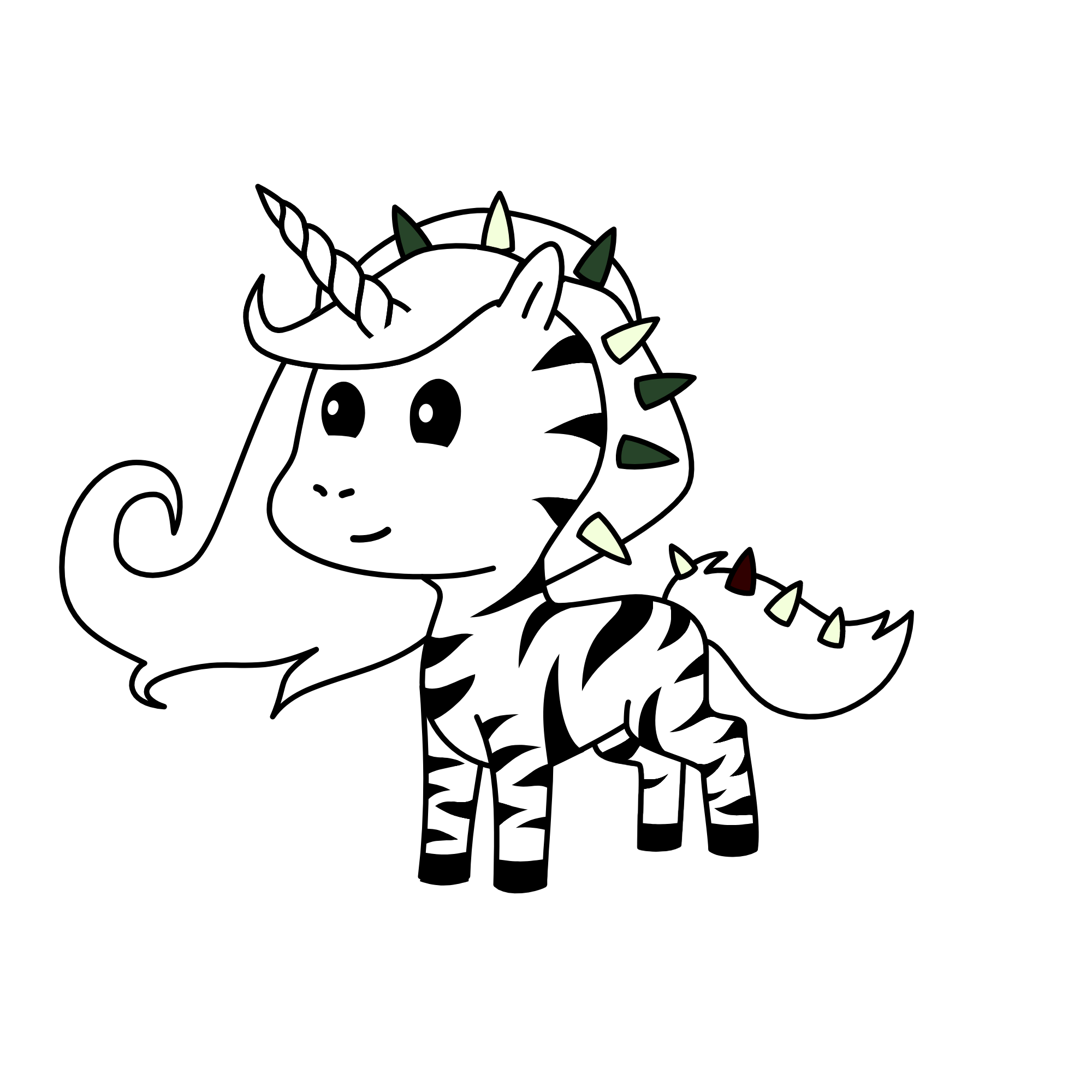 Starflower pretty mane, the unicorn