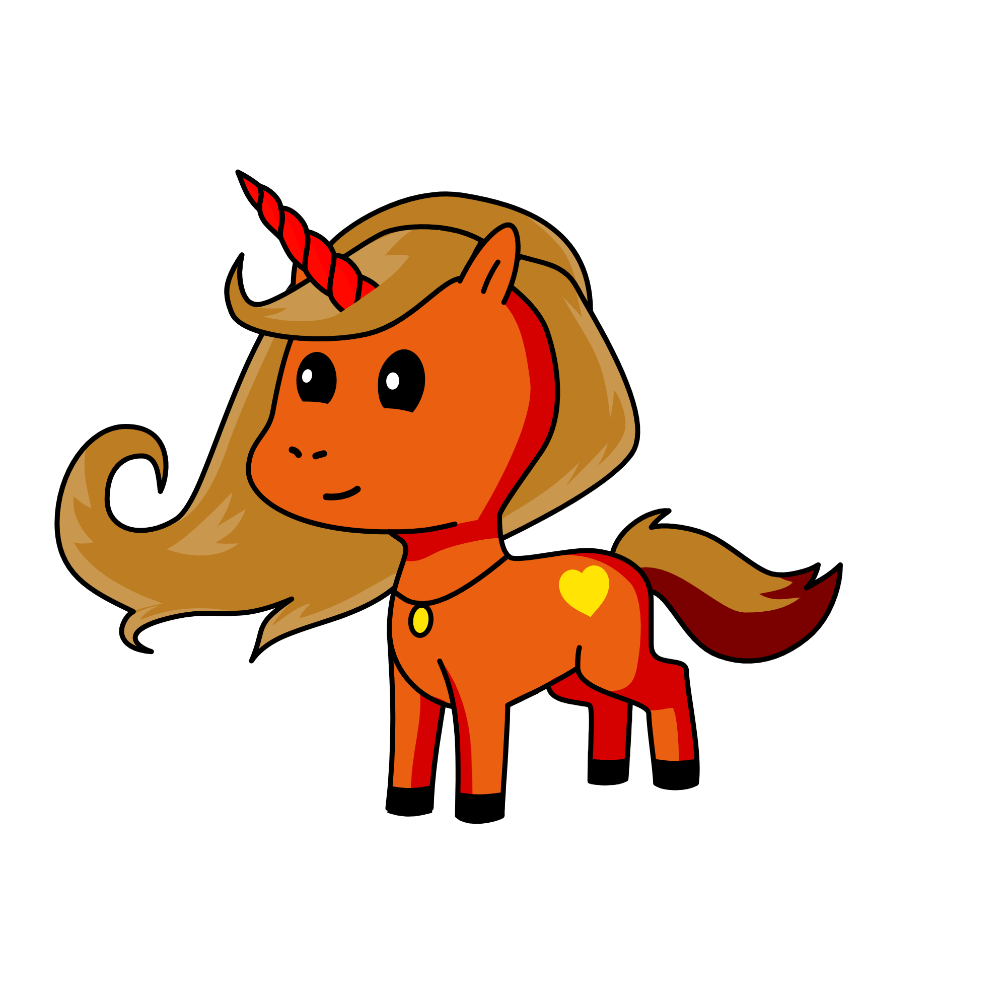 Fall, the unicorn