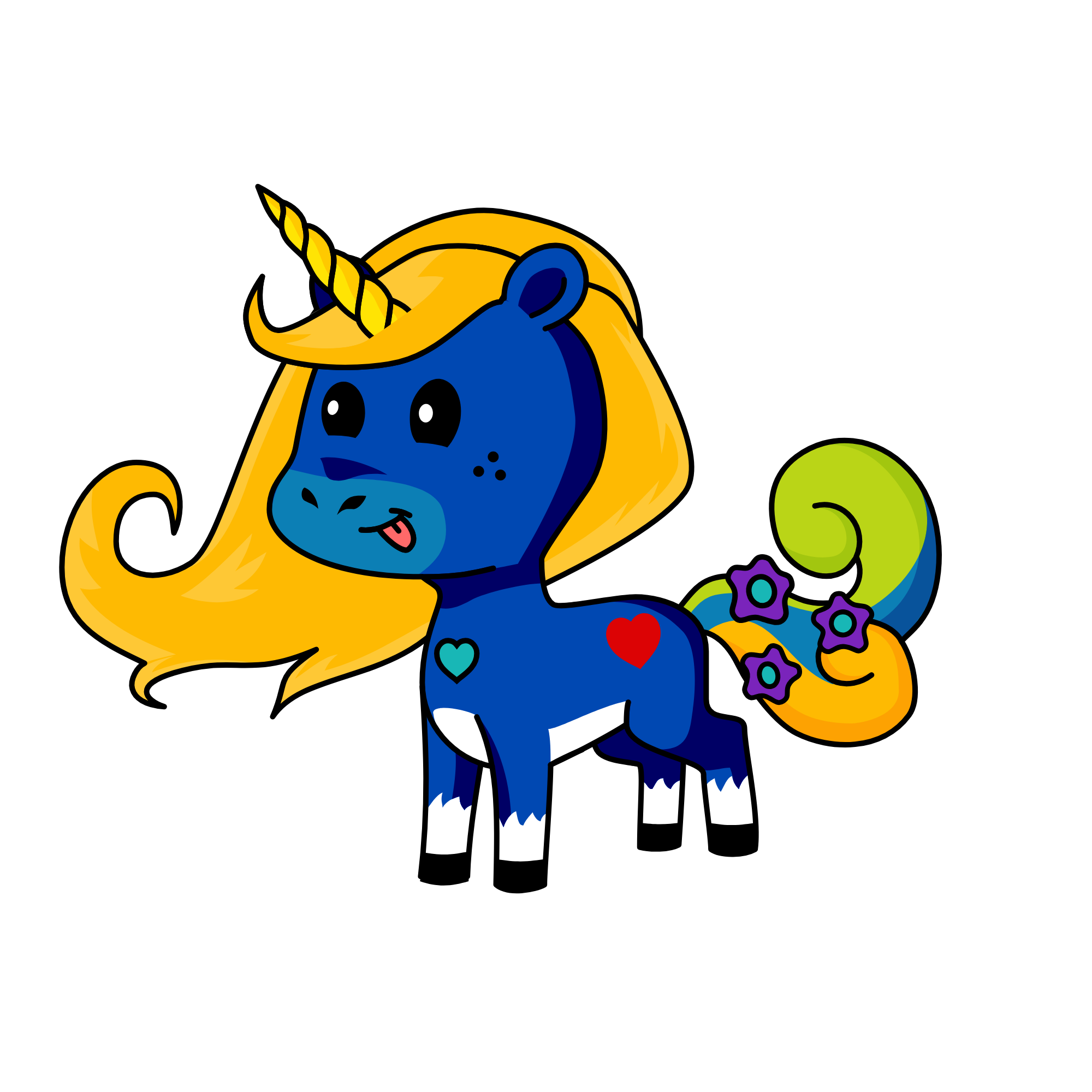 Shoot'n Starz, the unicorn