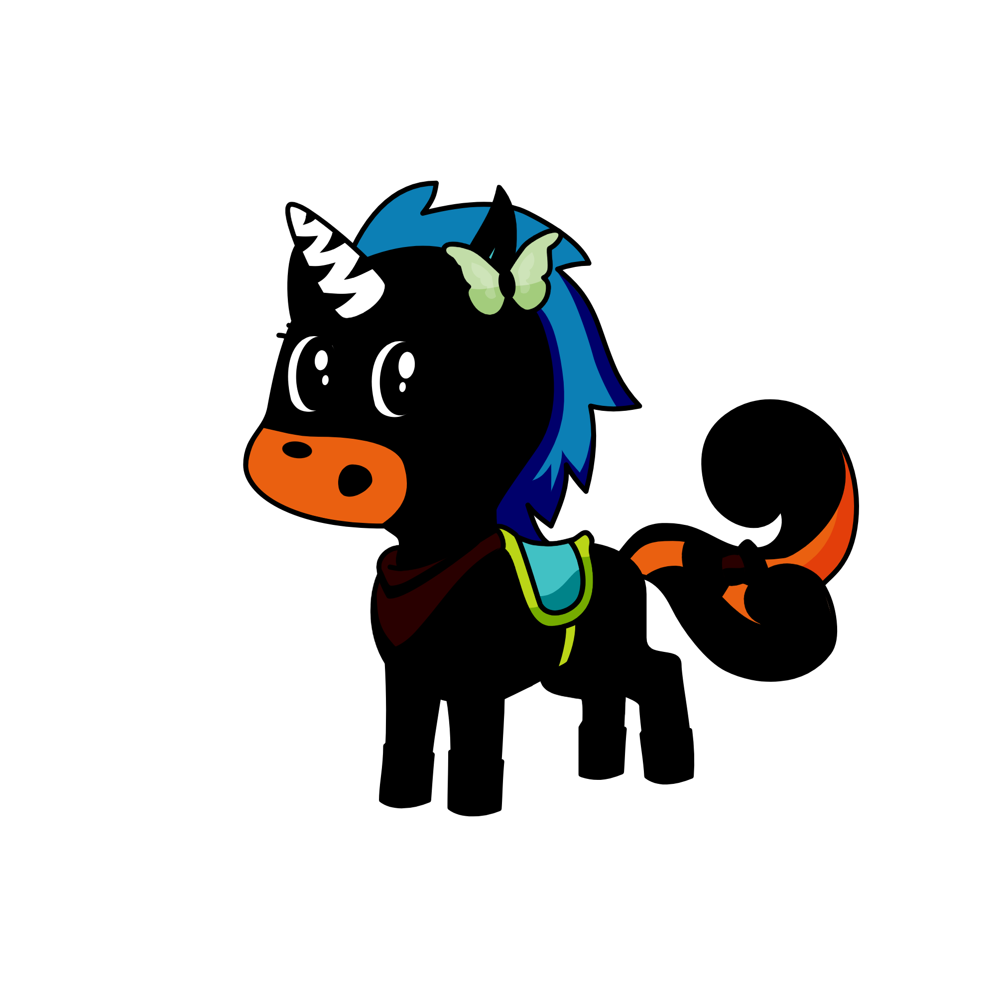 Scary night , the unicorn