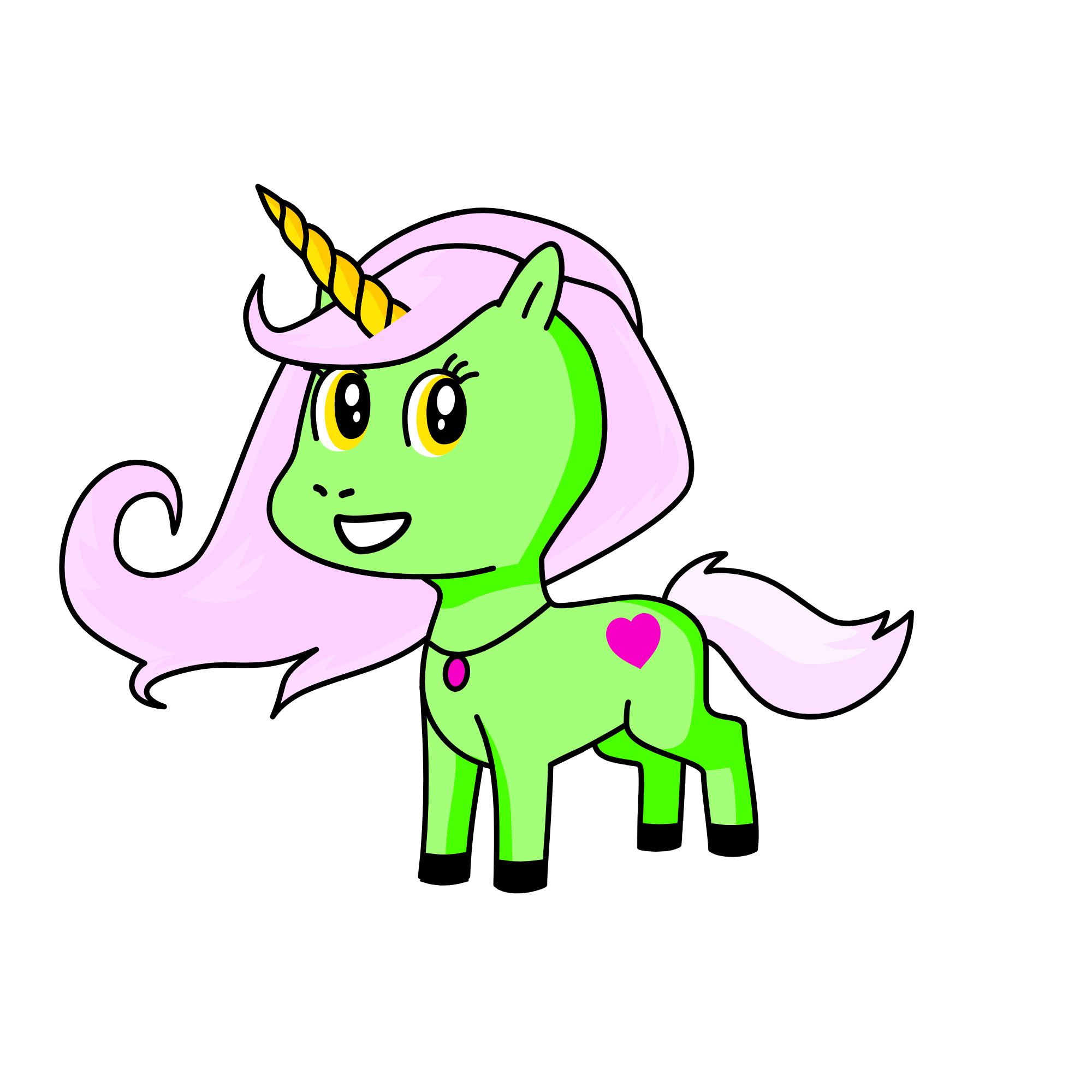 Spring, the unicorn