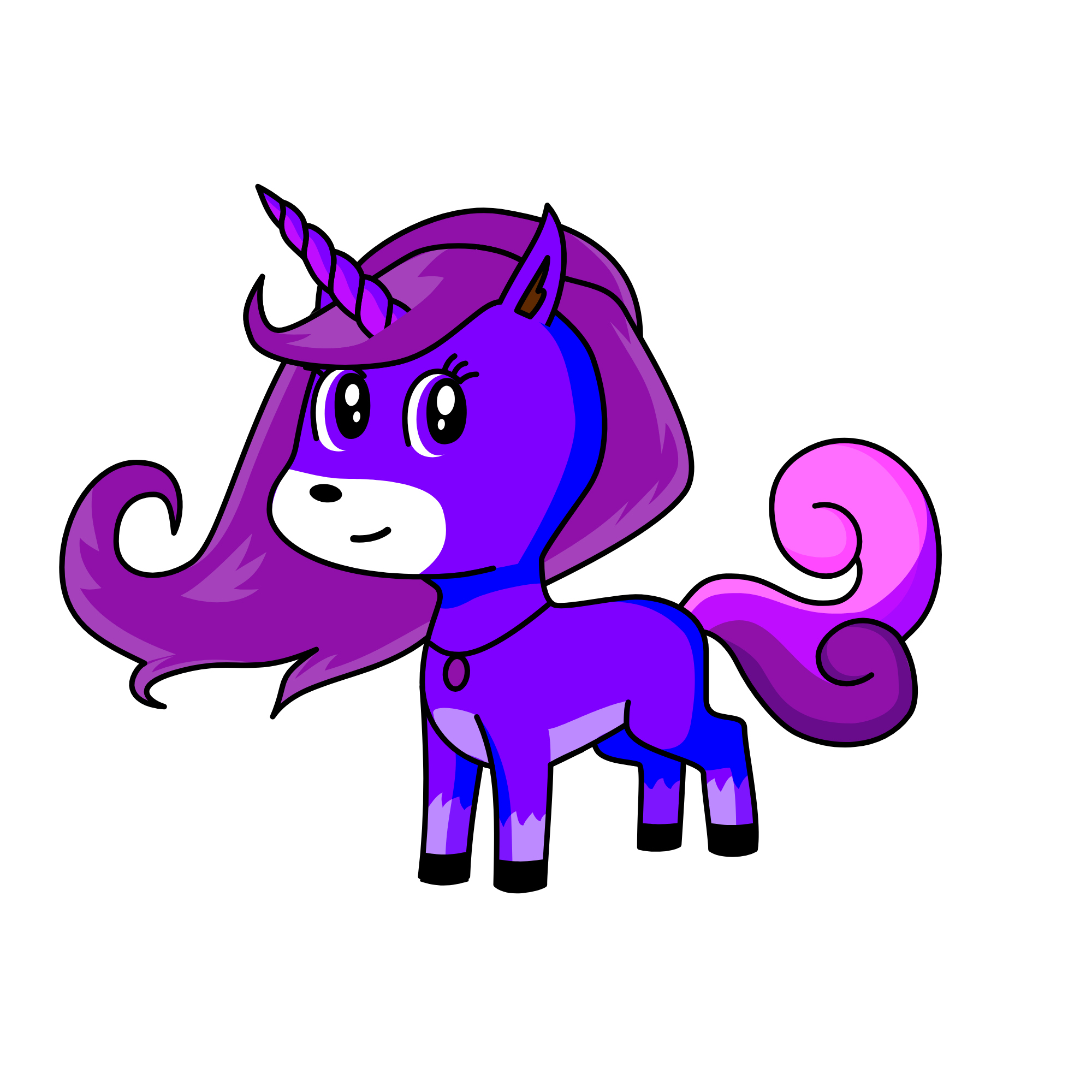 Purp, the unicorn