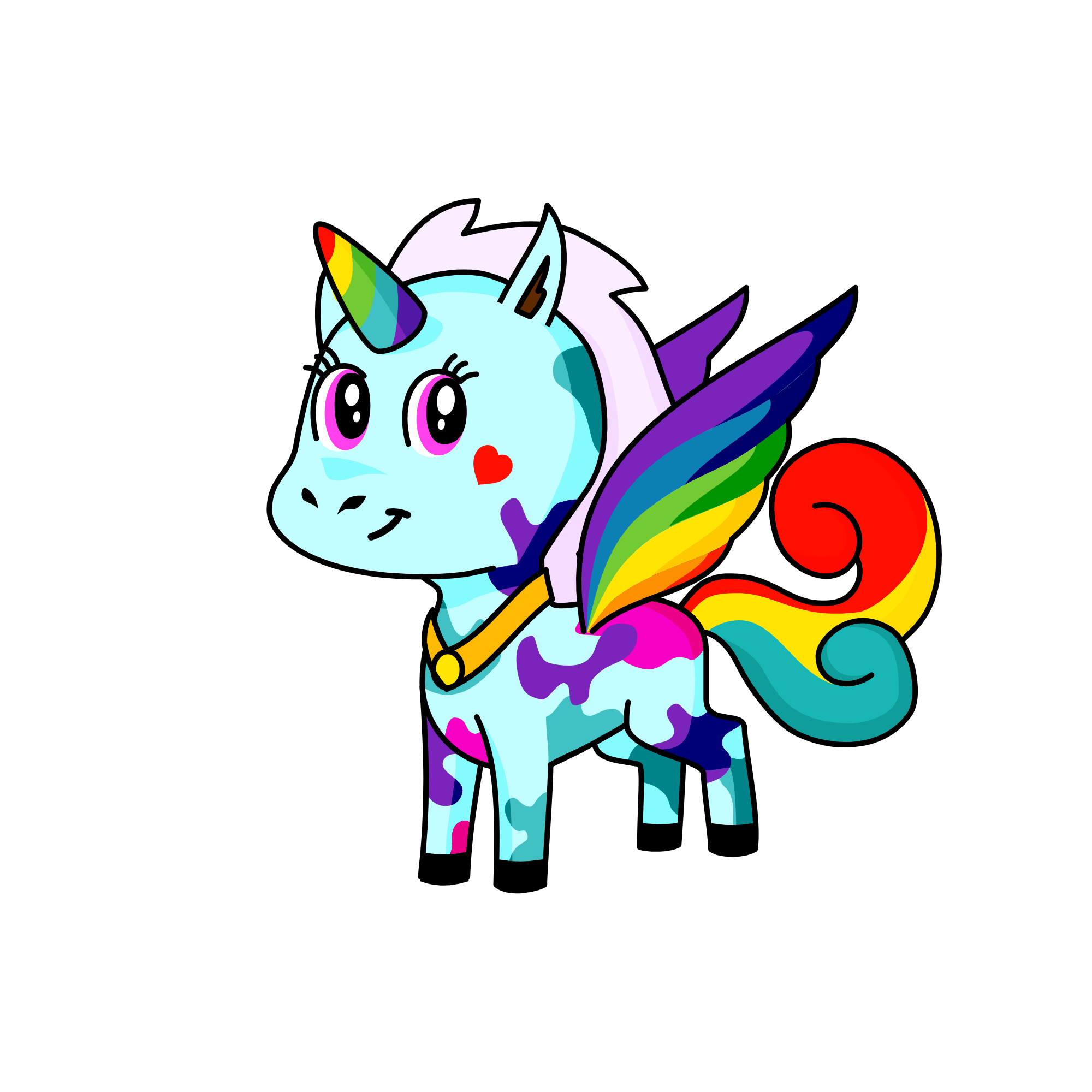 ArcoIris, the unicorn