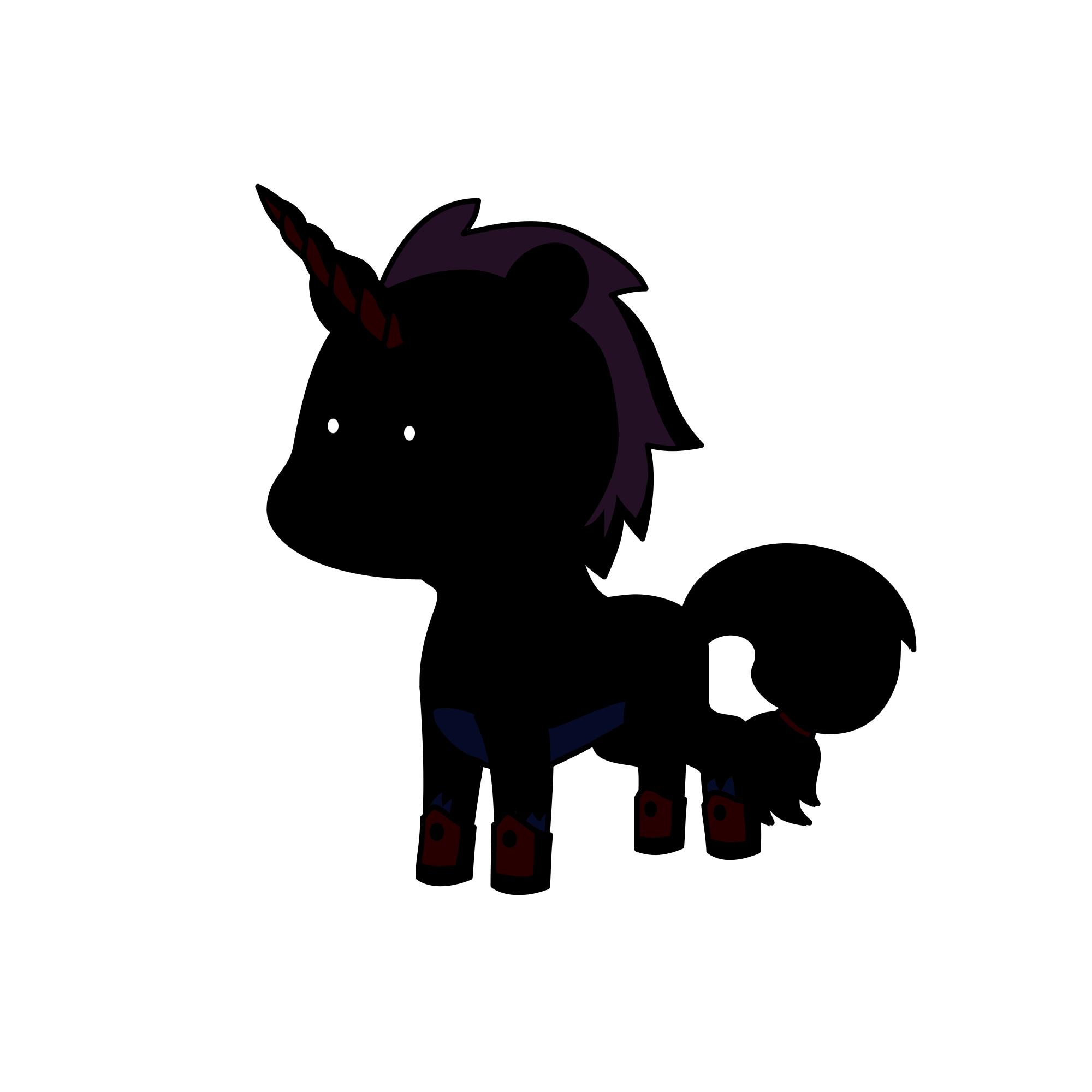 Dark horse , the unicorn