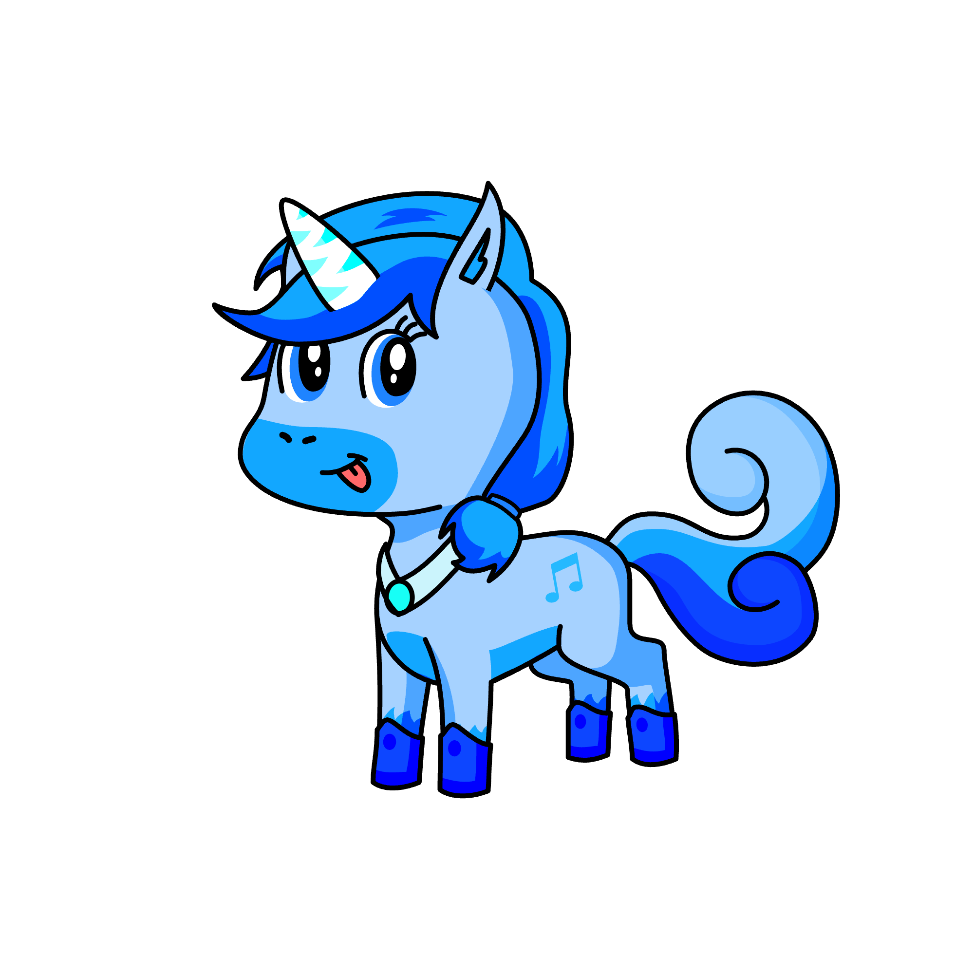 Midnight Melody, the unicorn