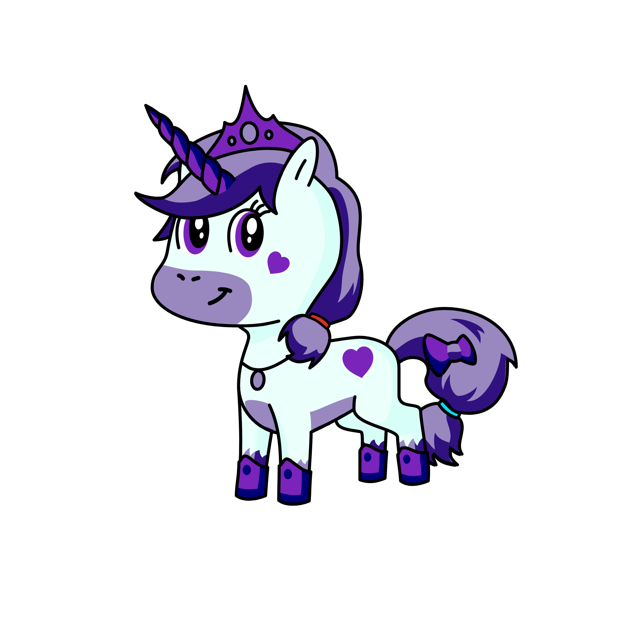 queen of hearts , the unicorn
