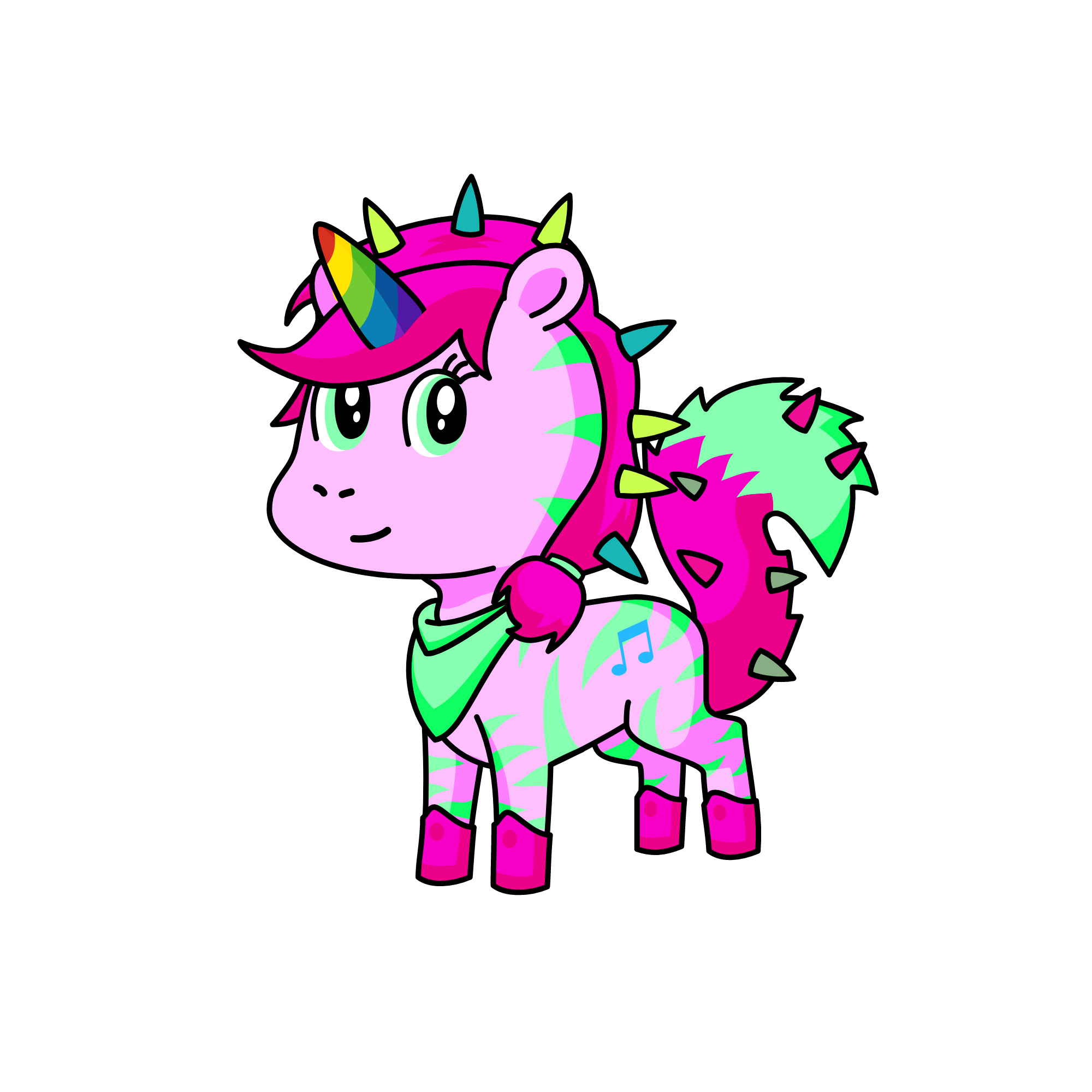 lily , the unicorn