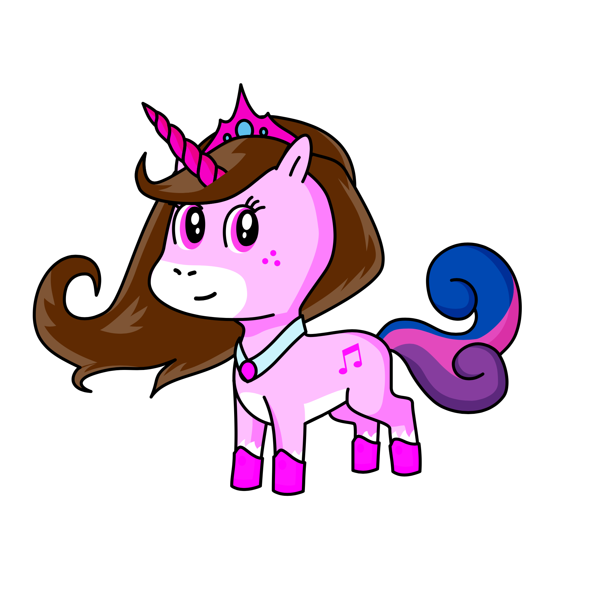 Crystal, the unicorn