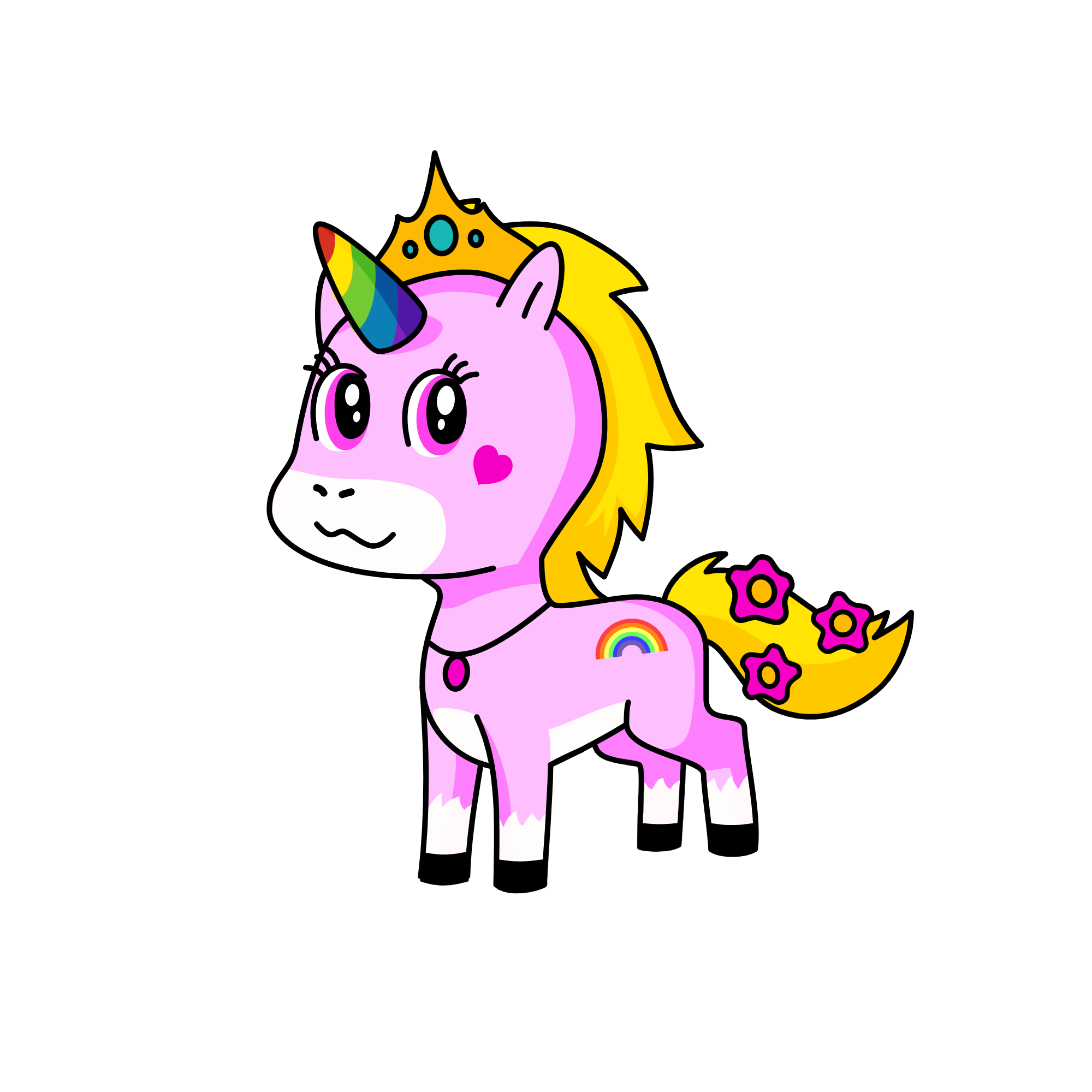 Rose Heart, the unicorn