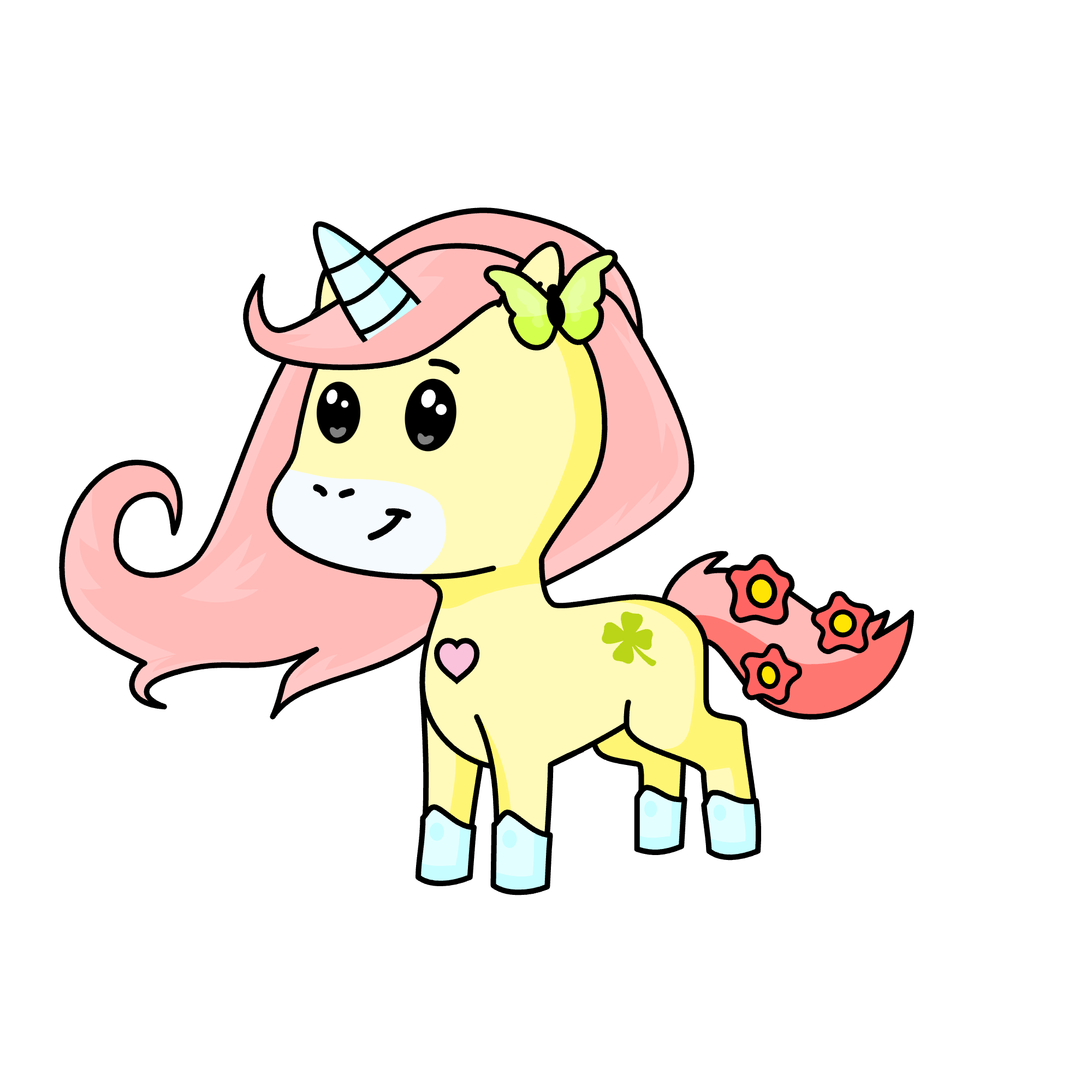 cloufhy, the unicorn