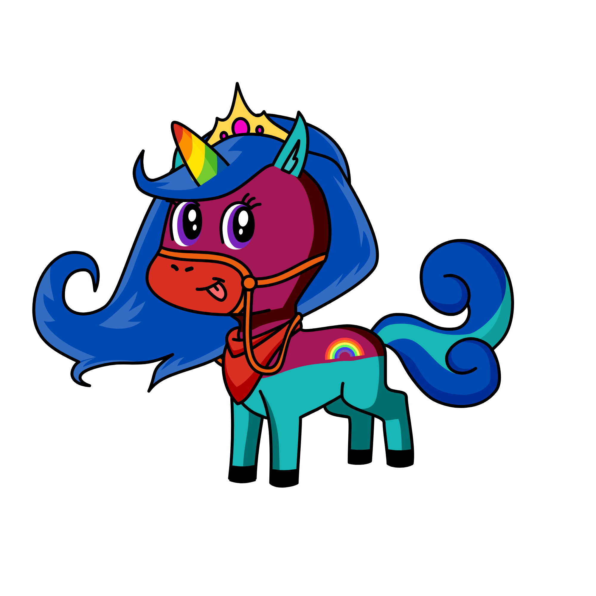 Sparkles , the unicorn