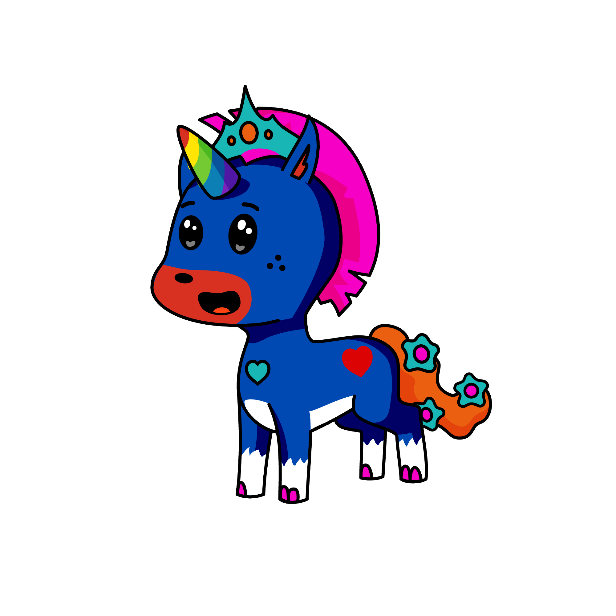 Dieudonne, the unicorn