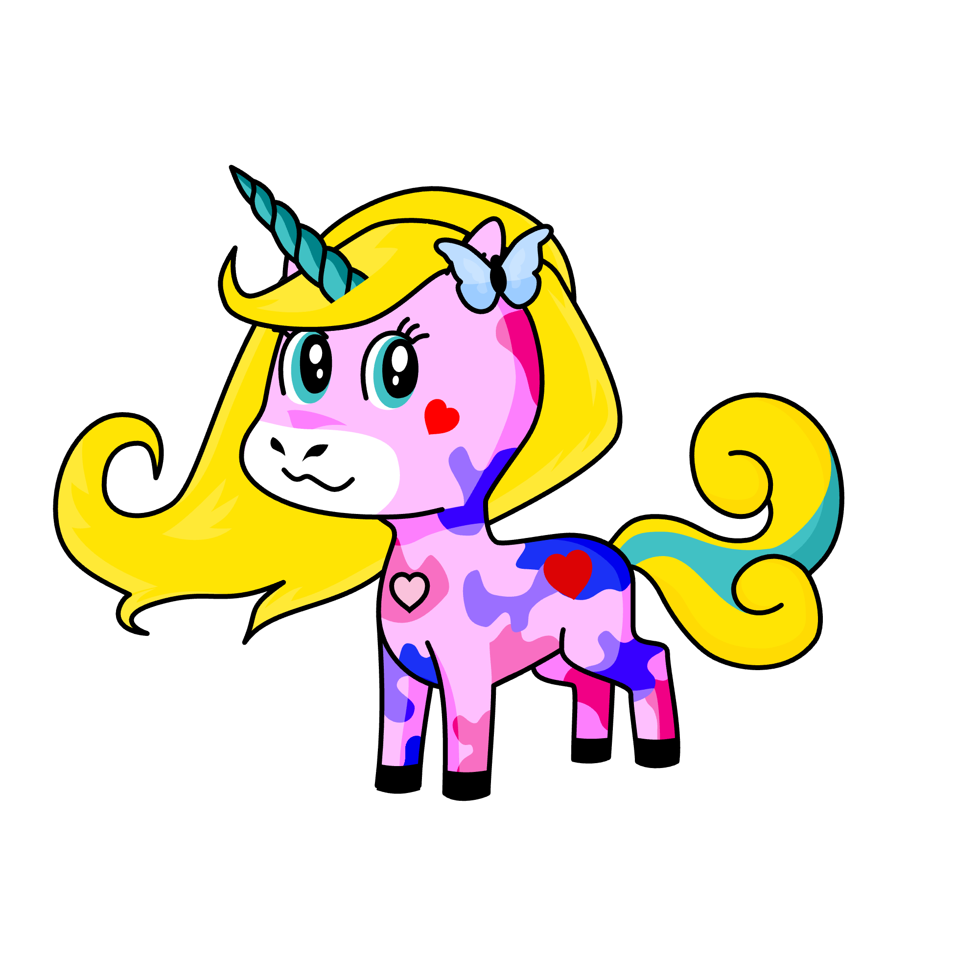 Calypso Seahorse, the unicorn