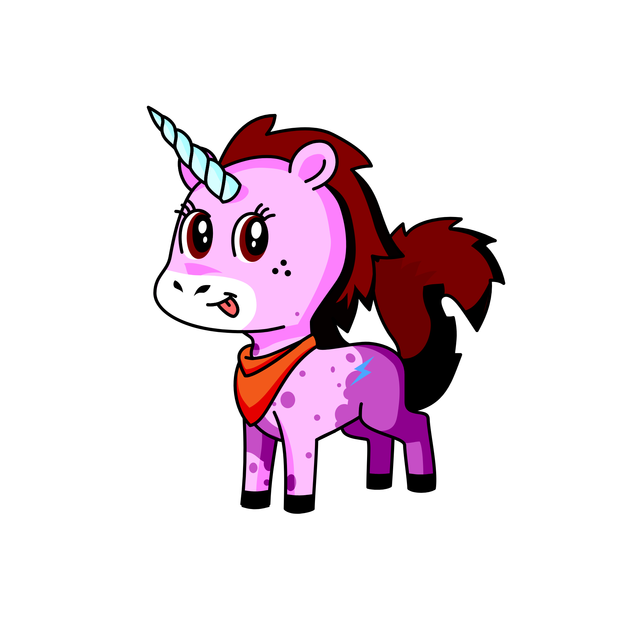 Brownie, the unicorn