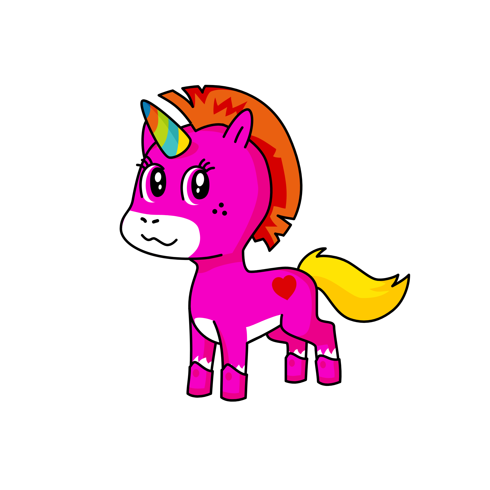 Dixie, the unicorn