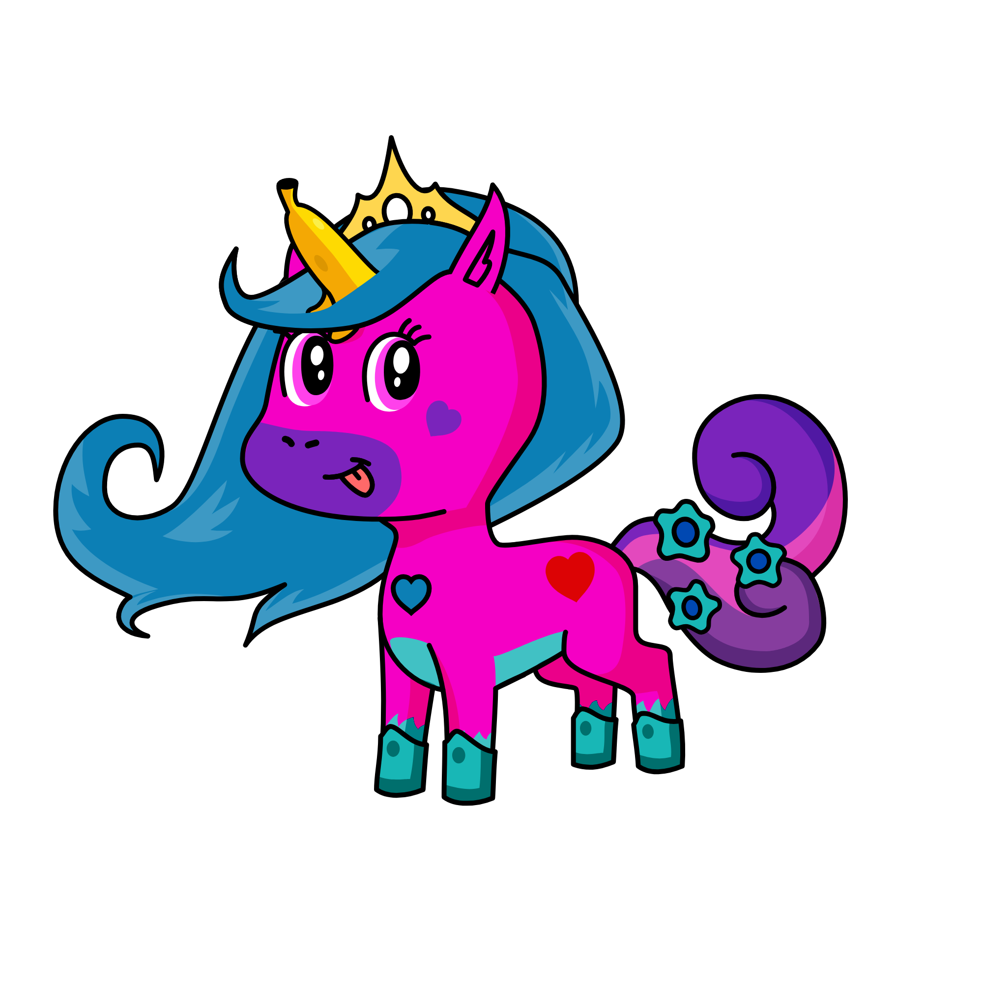 fluffy, the unicorn