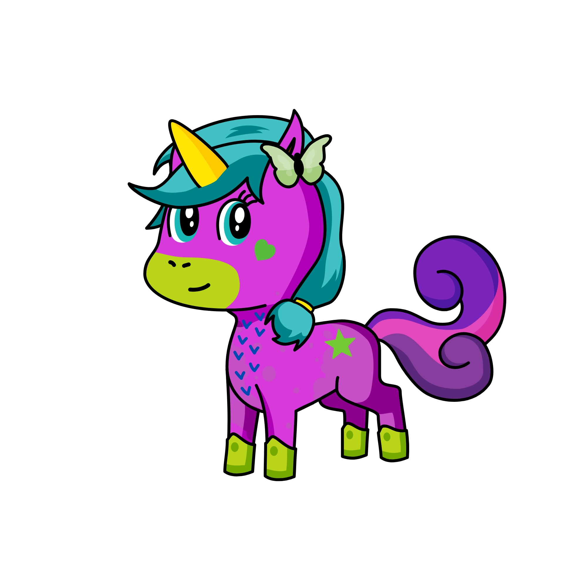 Fancy, the unicorn