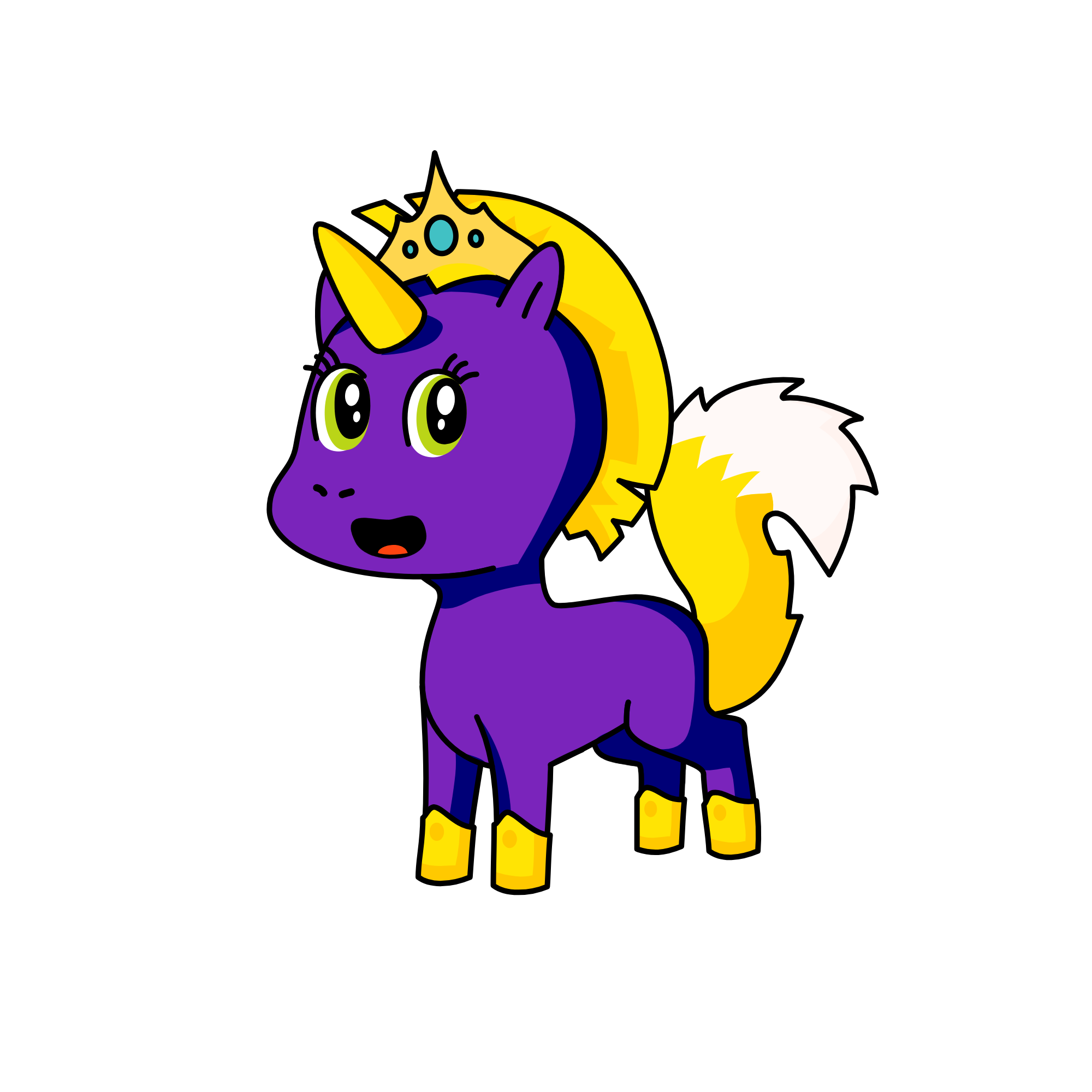 Woddy, the unicorn