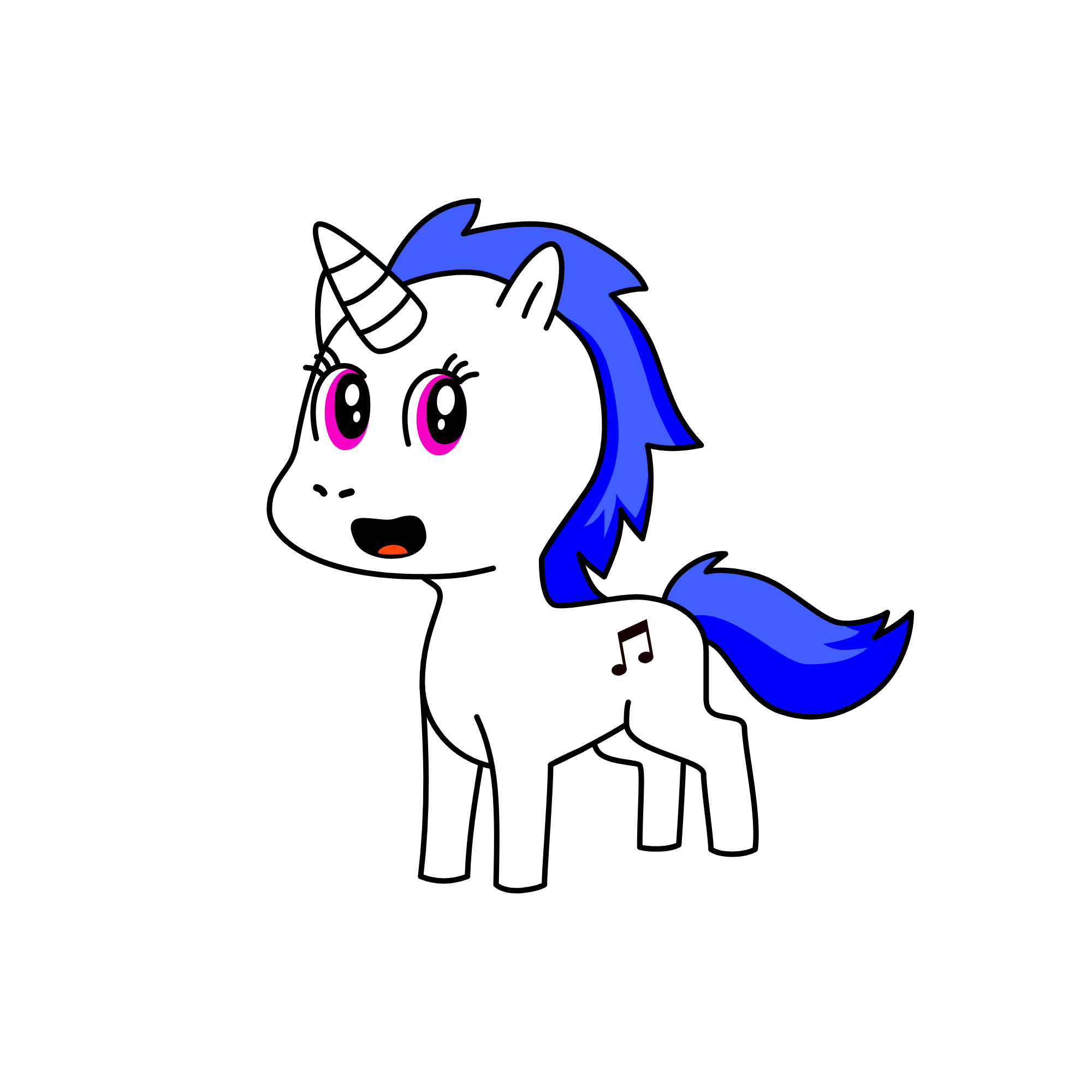DJ Pon 3, the unicorn