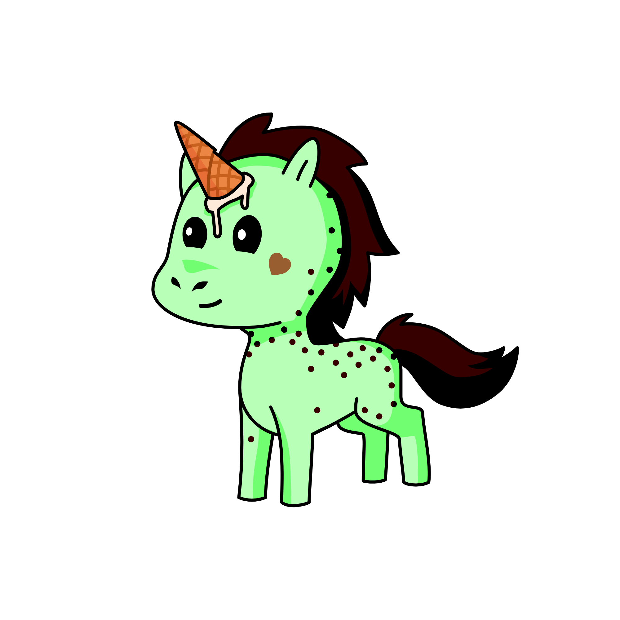MintChocolateChip, the unicorn
