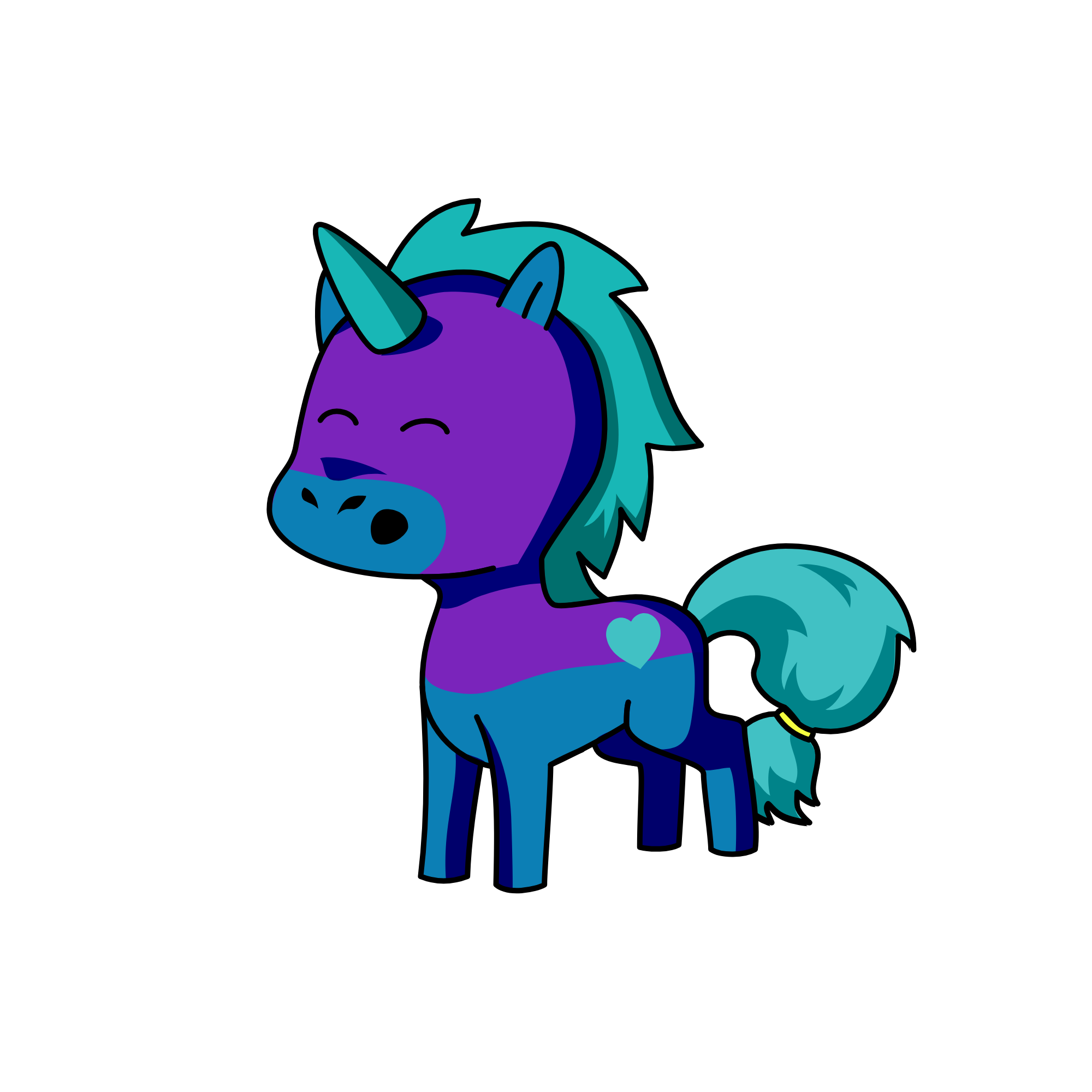 The Sleepwalking Unicorn, the unicorn