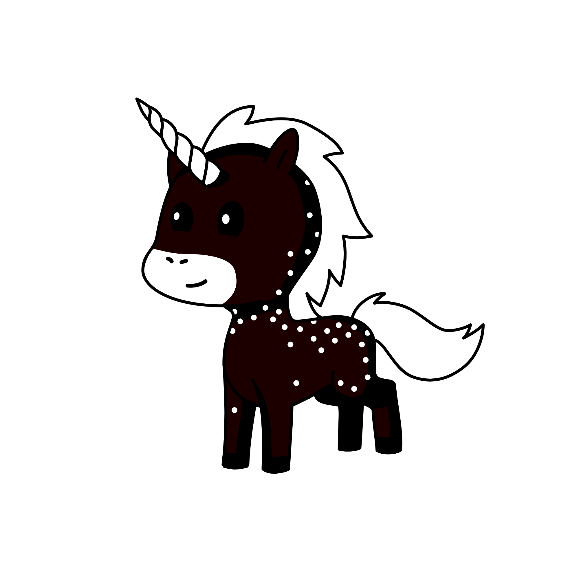 Midnight Forest, the unicorn