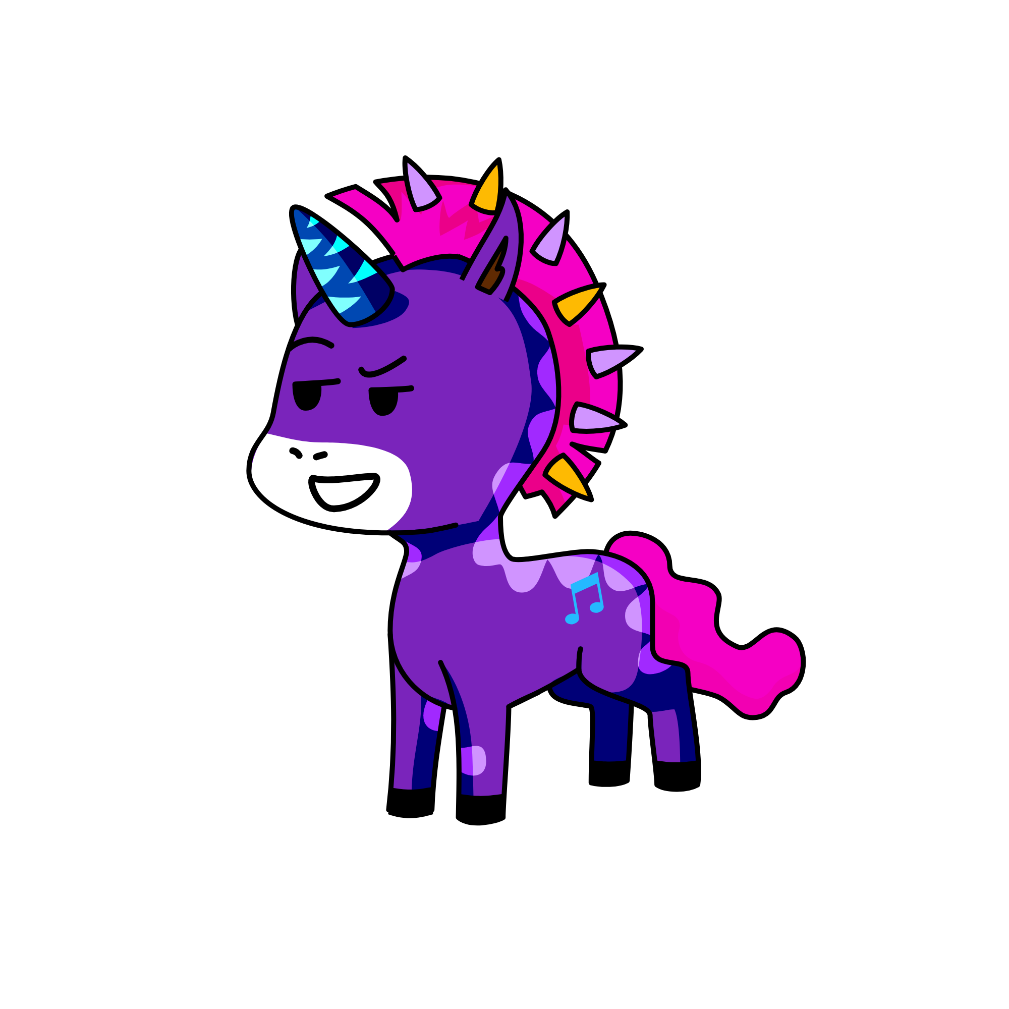 HEY EVEYBODY! IT'S GROOVEY ROCKSTAR CORN! YEAH!!!, the unicorn