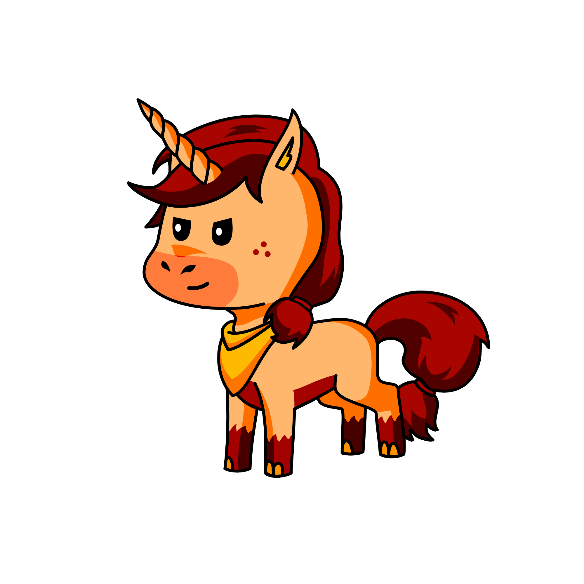 sandy, the unicorn