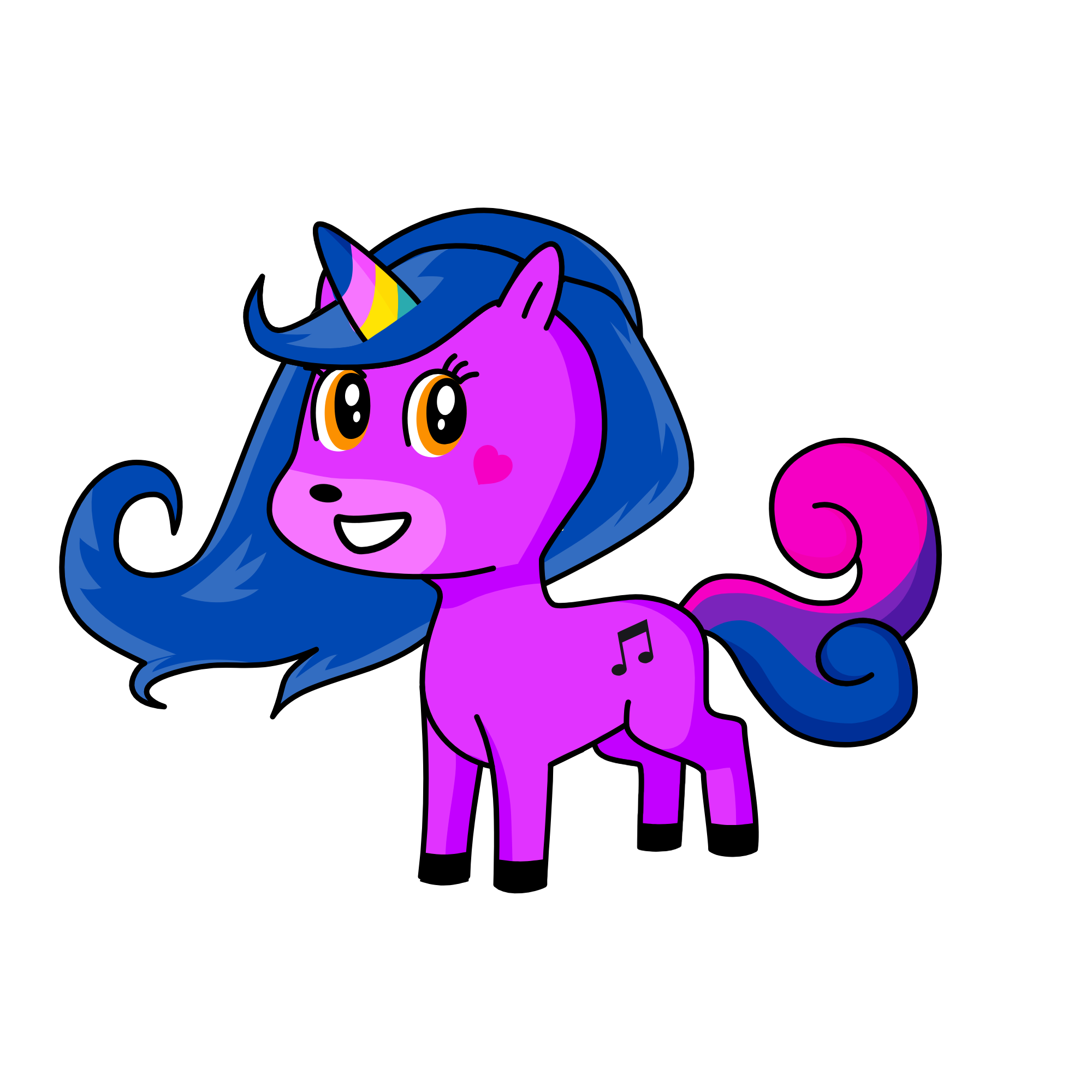 moon, the unicorn