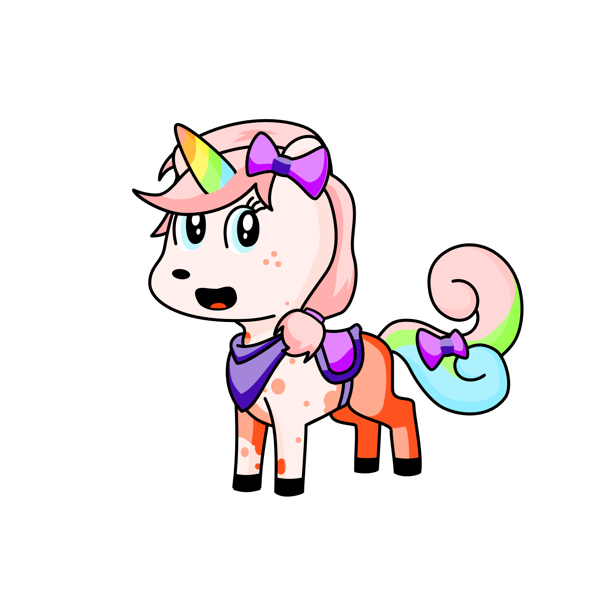 Macaroni, the unicorn