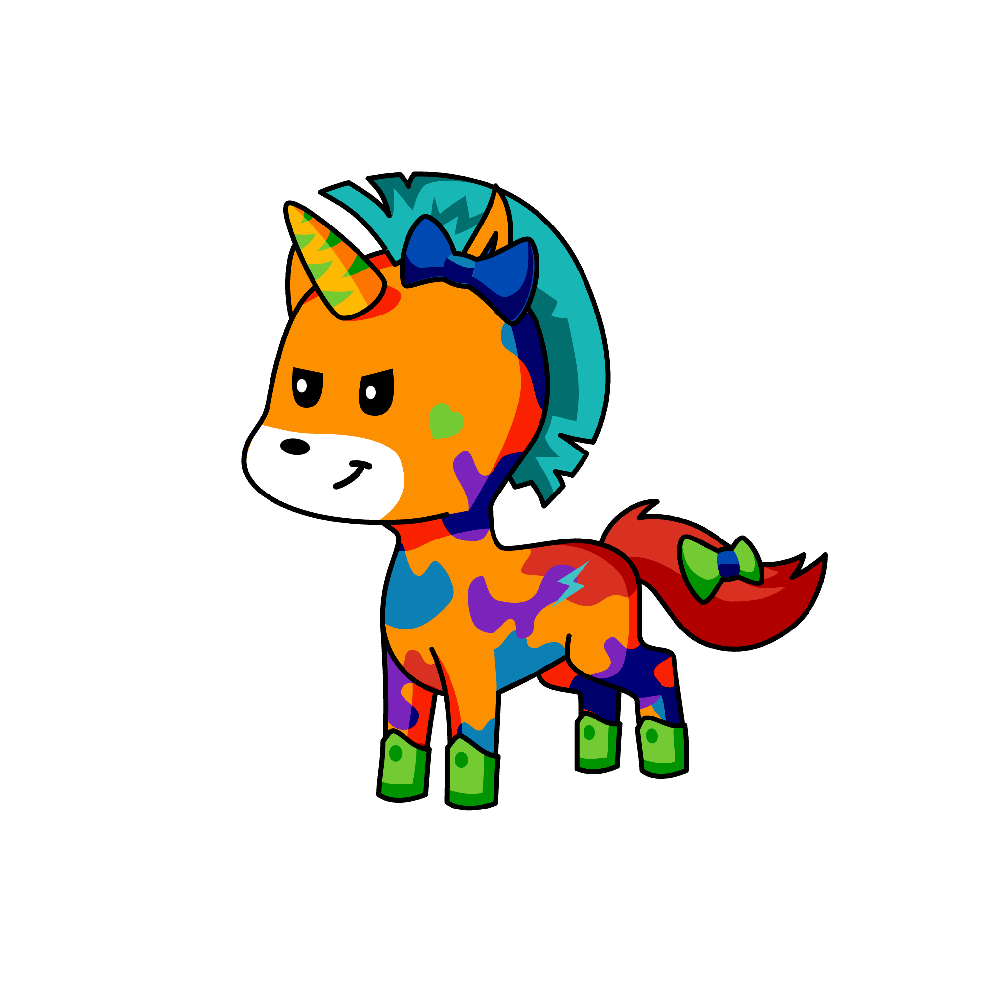Cutiecute, the unicorn