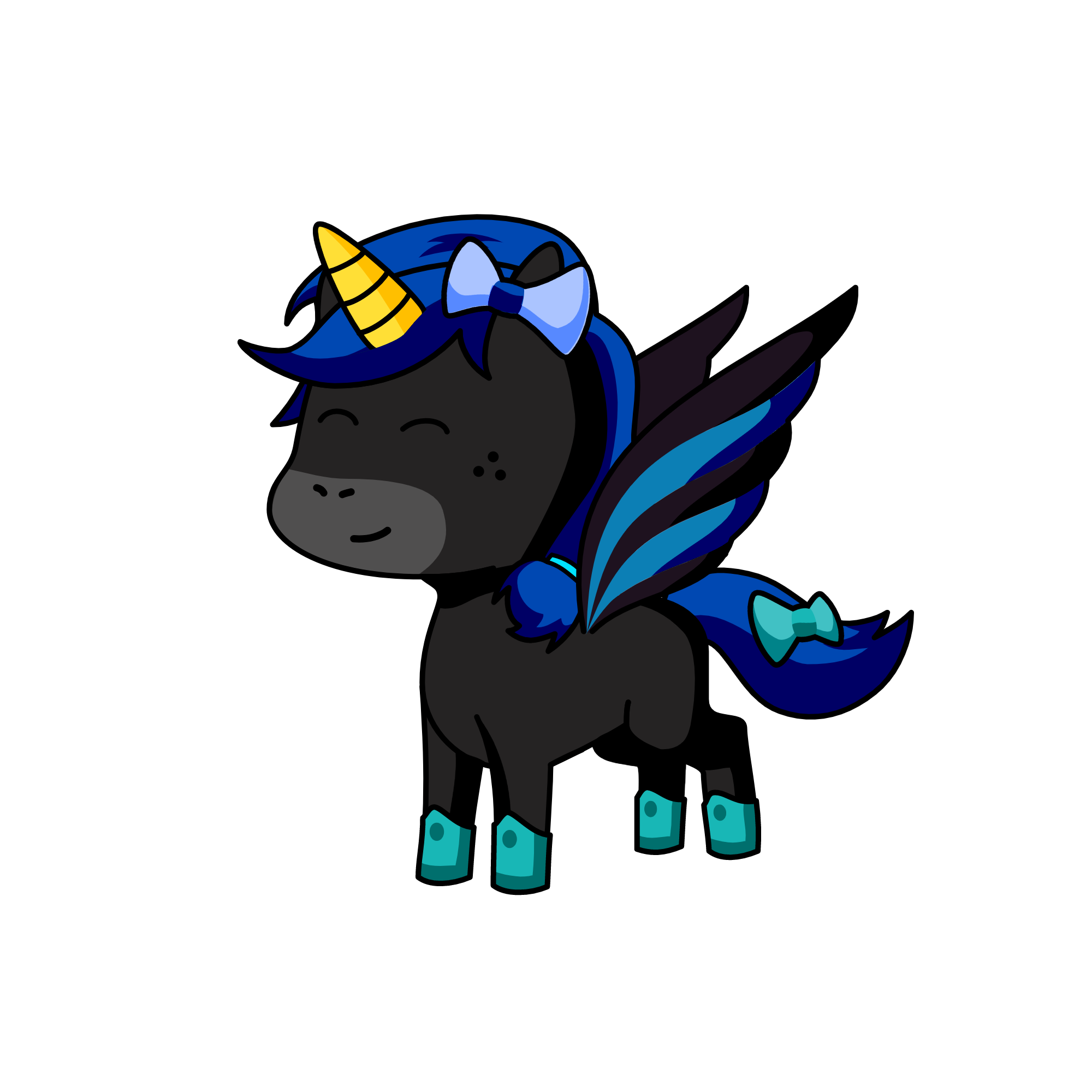 Moonbow, the unicorn